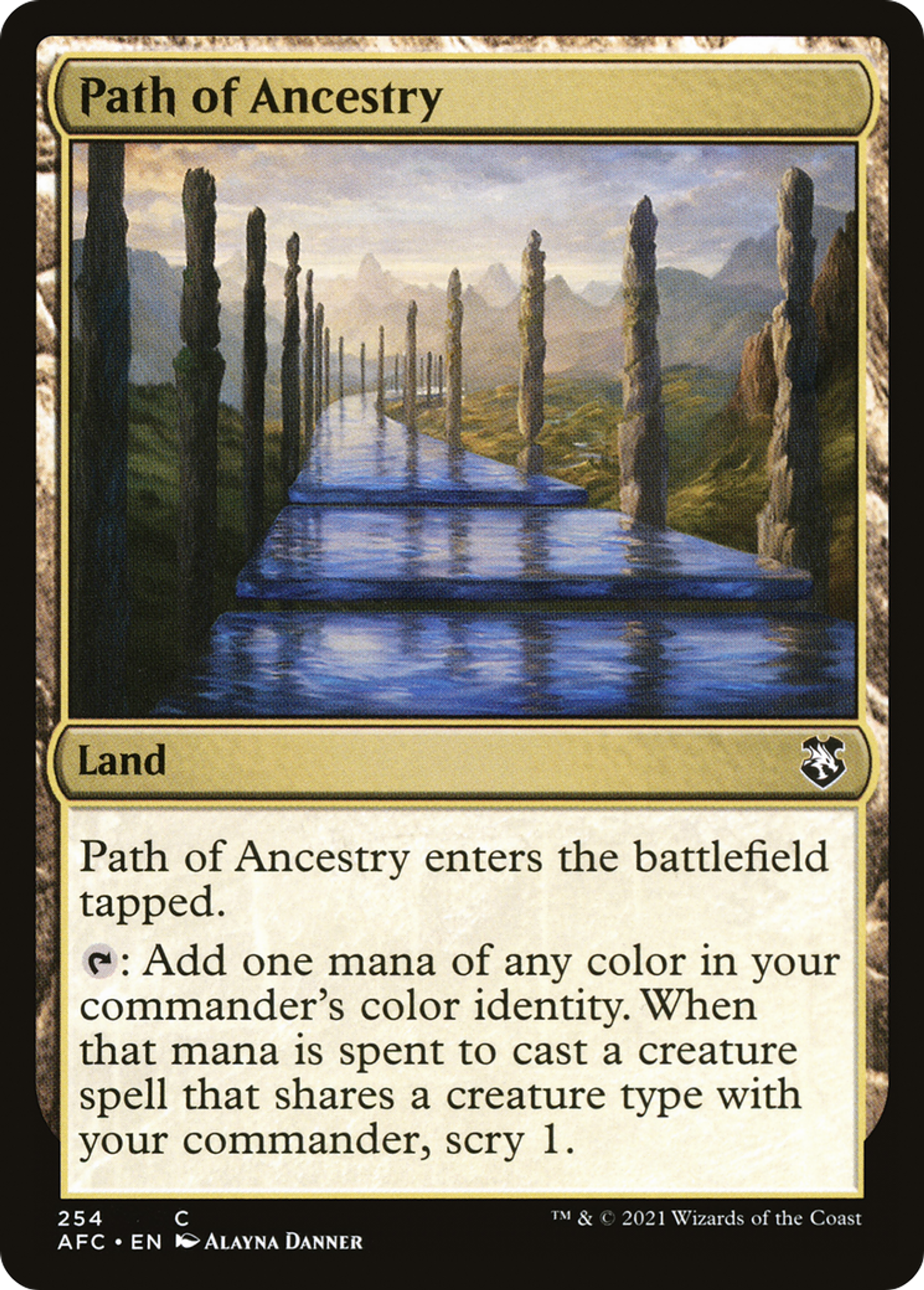 Path of Ancestry — Forgotten Realms Commander — Magic: The Gathering