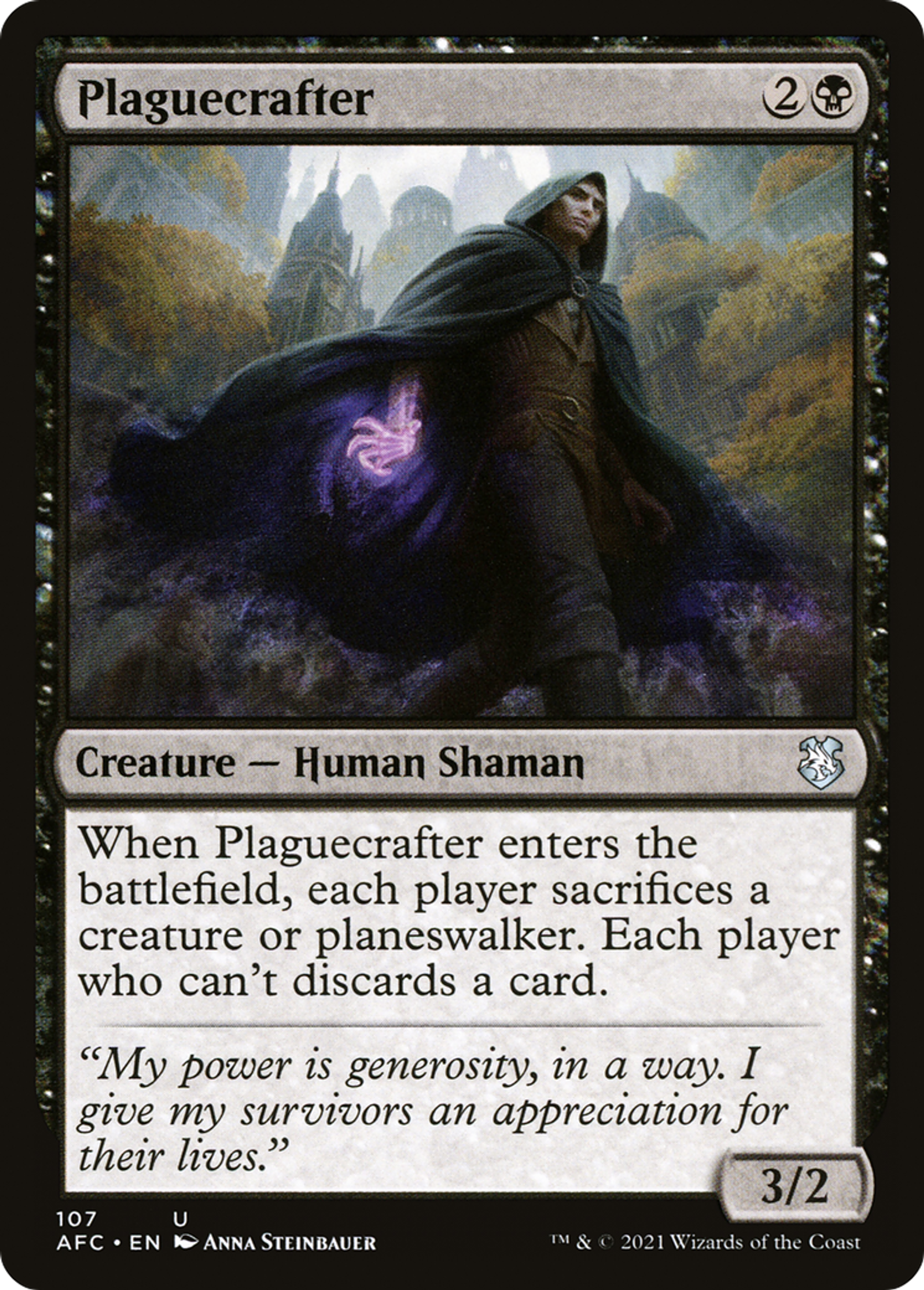 Plaguecrafter — Forgotten Realms Commander — Magic: The Gathering