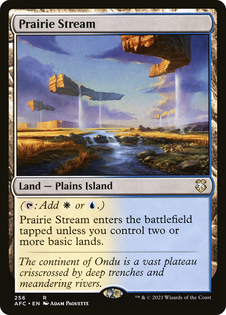 Prairie Stream — Forgotten Realms Commander — Magic: The Gathering