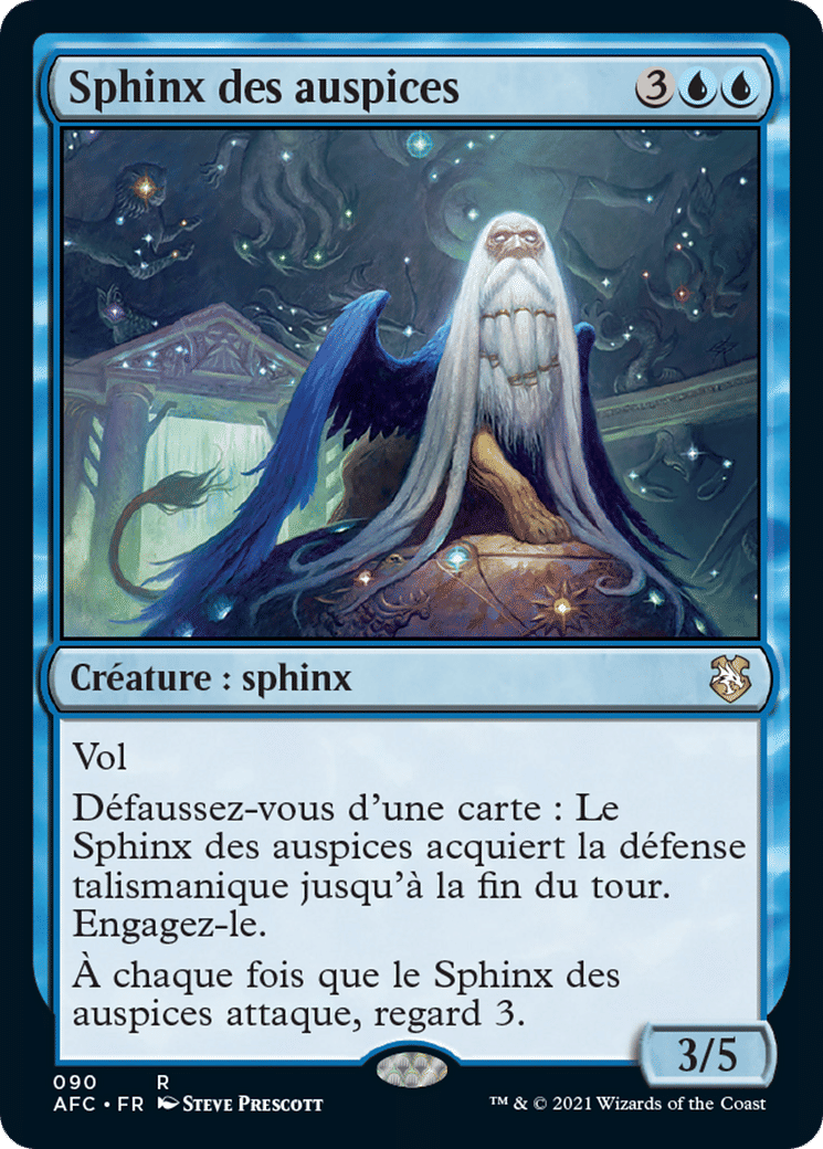Sphinx des auspices — Forgotten Realms Commander — Magic: The Gathering