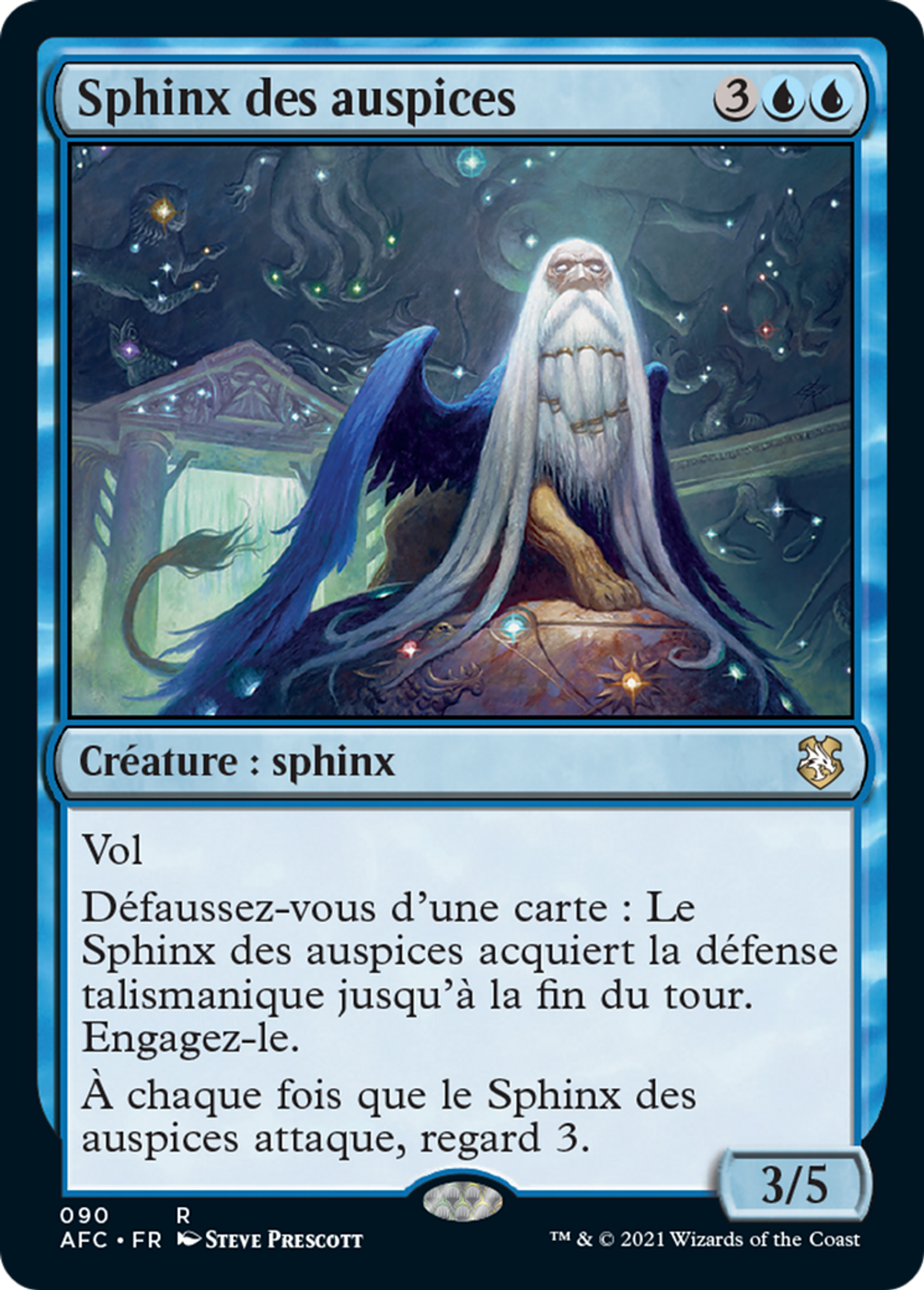 Sphinx des auspices — Forgotten Realms Commander — Magic: The Gathering