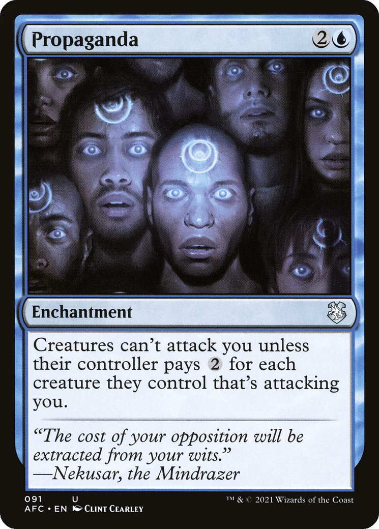 Propaganda — Forgotten Realms Commander — Magic: The Gathering
