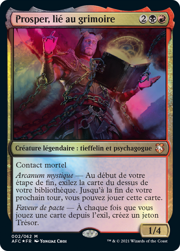 Prosper, lié au grimoire — Forgotten Realms Commander — Magic: The Gathering
