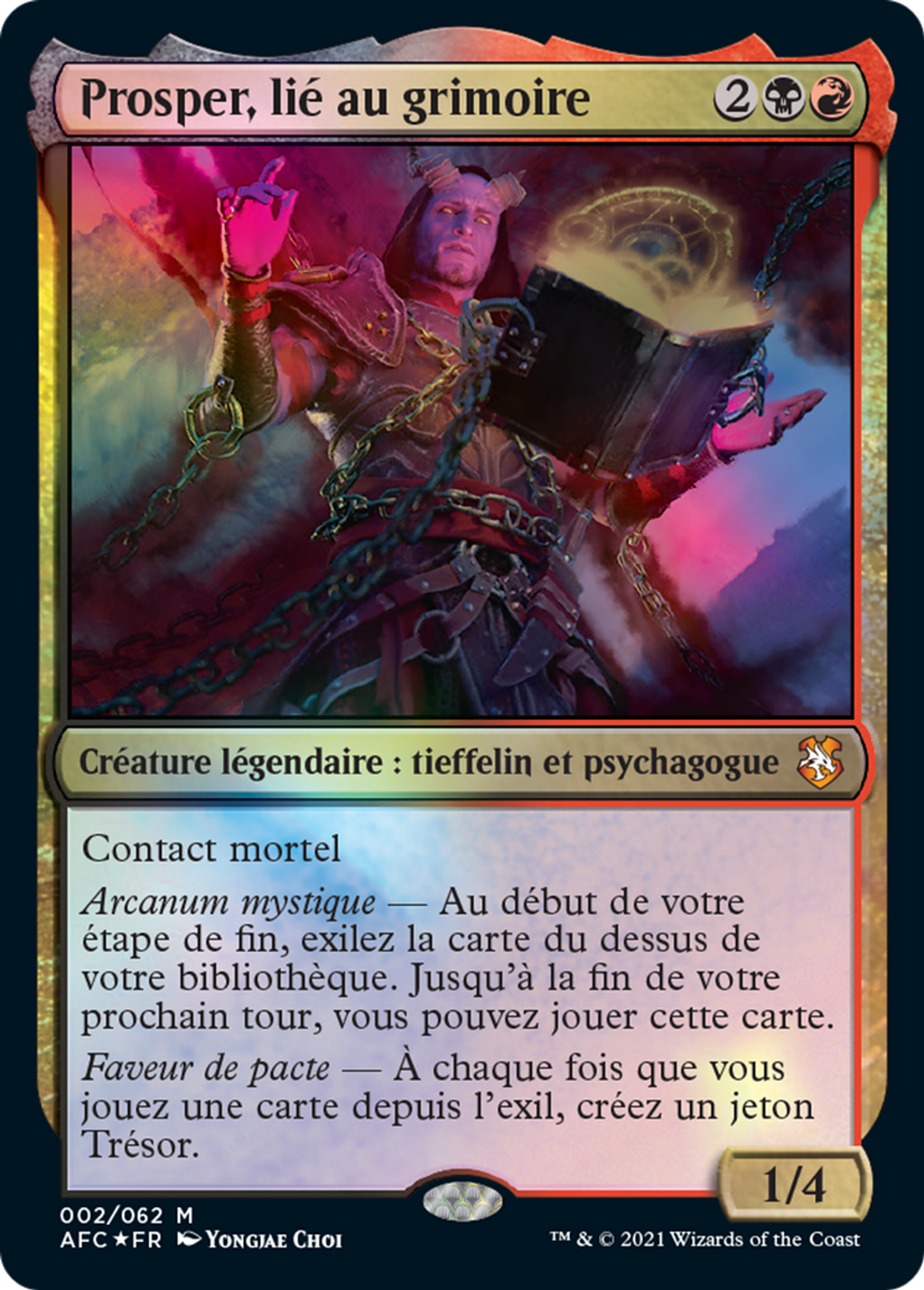 Prosper, lié au grimoire — Forgotten Realms Commander — Magic: The Gathering