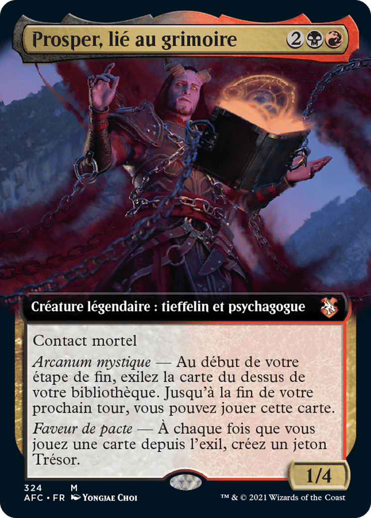 Prosper, lié au grimoire — Forgotten Realms Commander — Magic: The Gathering
