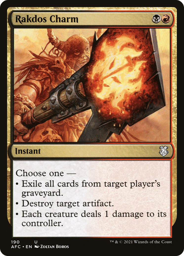 Rakdos Charm — Forgotten Realms Commander — Magic: The Gathering