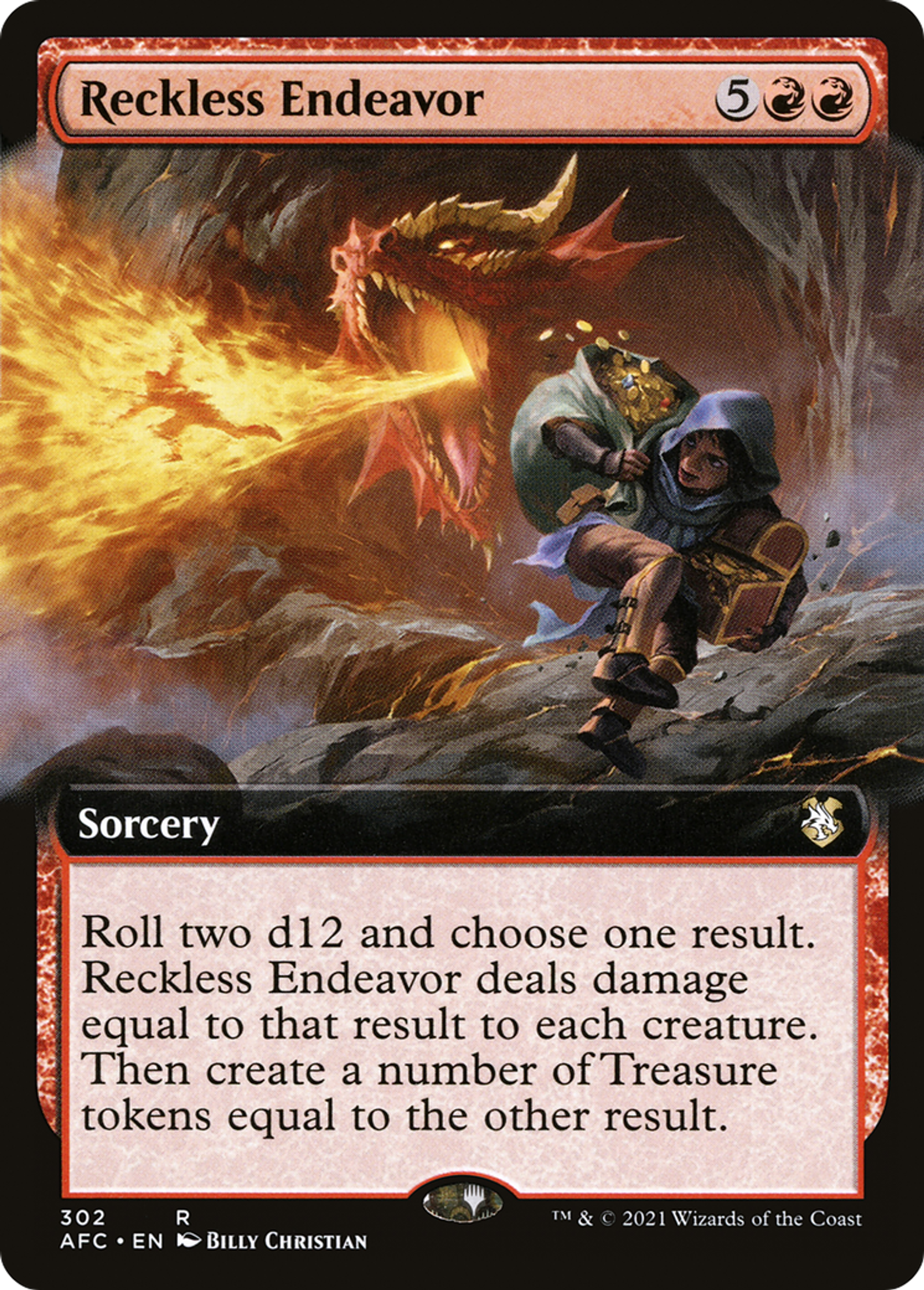 Reckless Endeavor — Forgotten Realms Commander — Magic: The Gathering