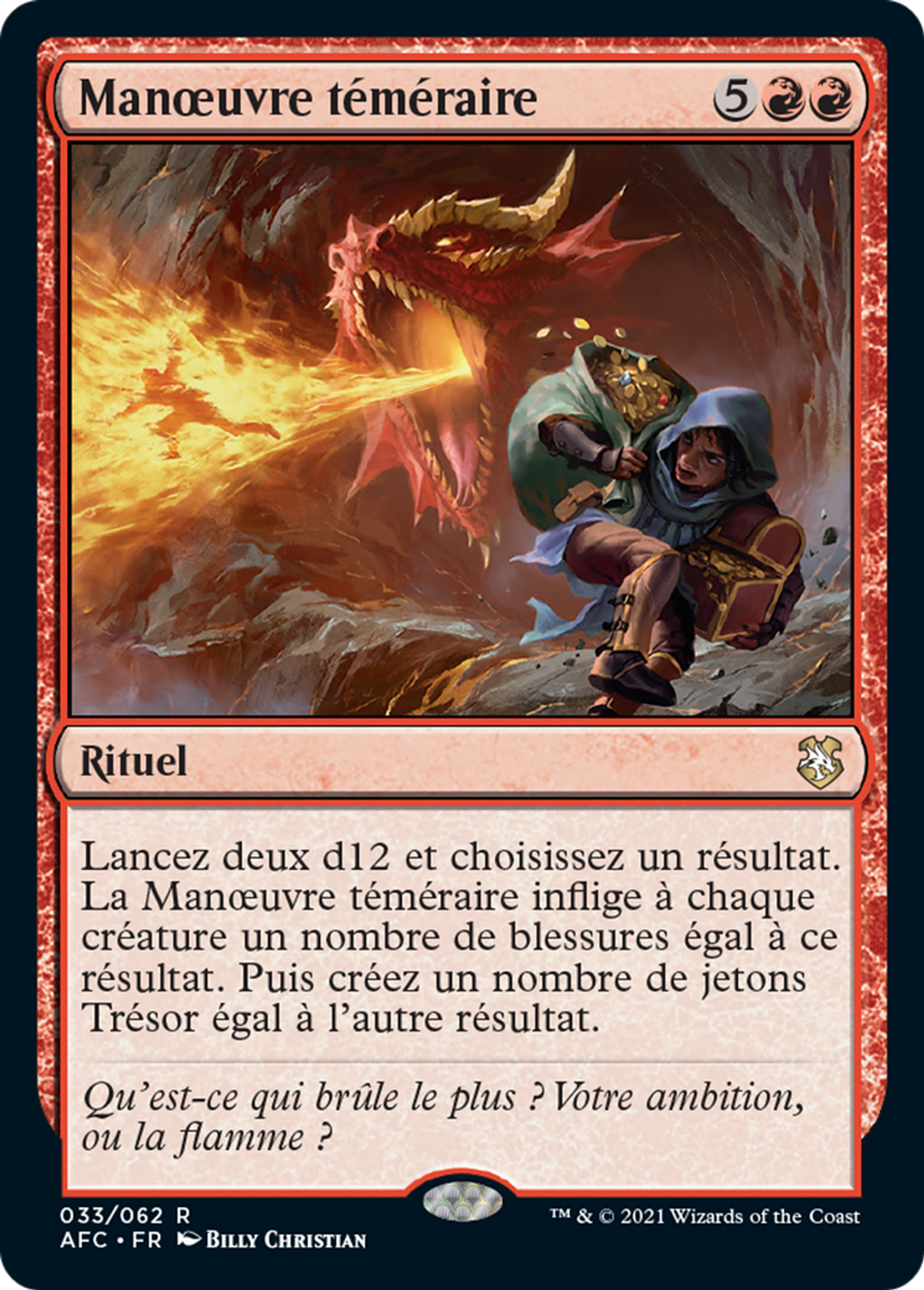 Manœuvre téméraire — Forgotten Realms Commander — Magic: The Gathering