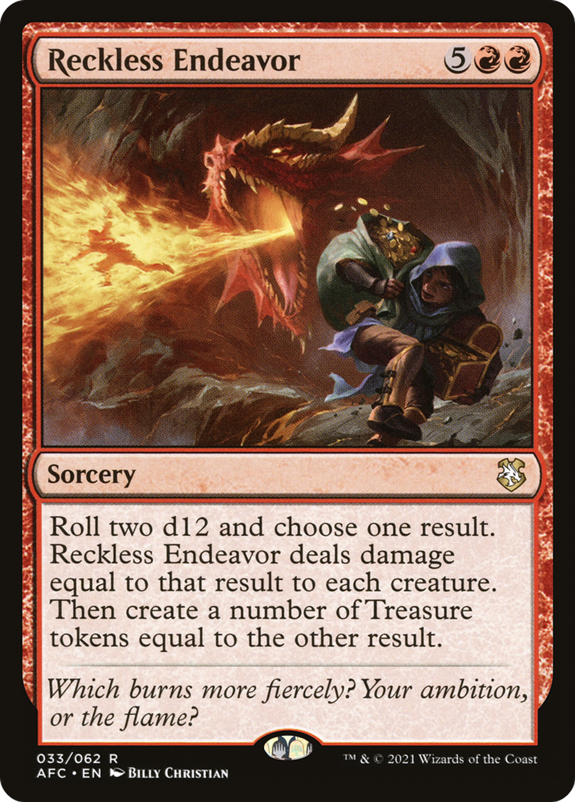 Manœuvre téméraire — Forgotten Realms Commander — Magic: The Gathering