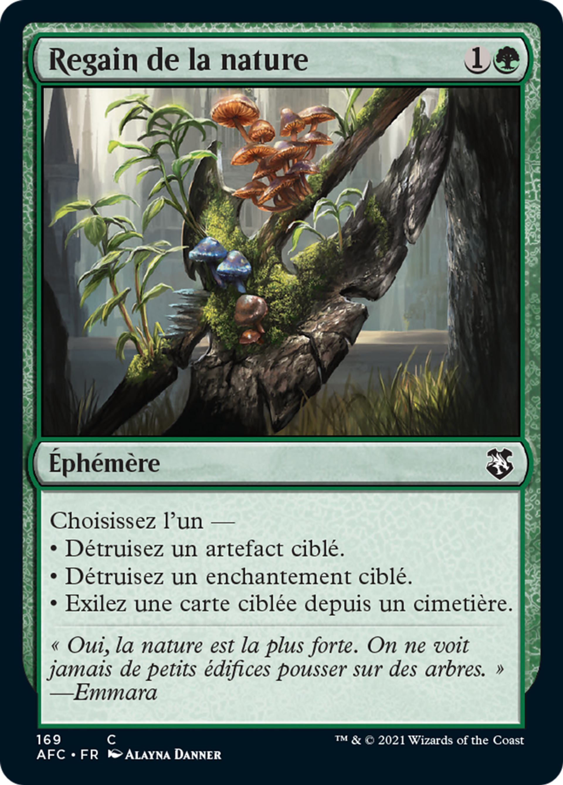 Regain de la la nature — Forgotten Realms Commander — Magic: The Gathering