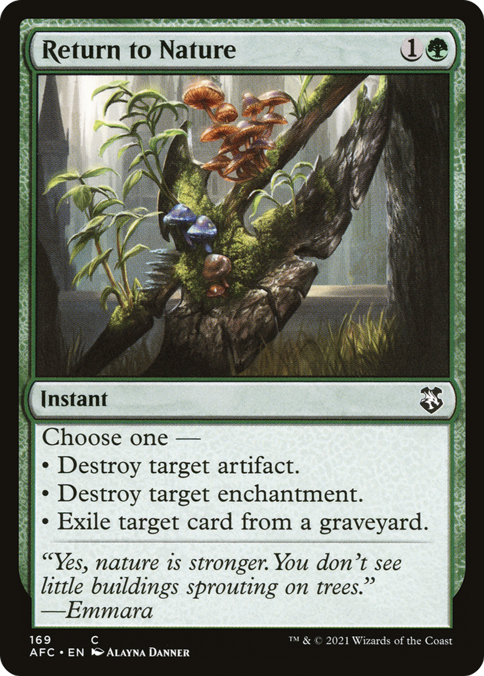 Regain de la la nature — Forgotten Realms Commander — Magic: The Gathering