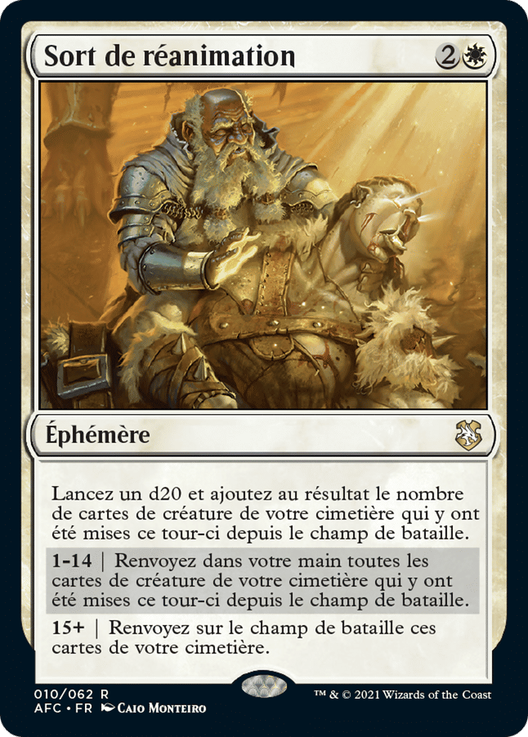 Sort de réanimation — Forgotten Realms Commander — Magic: The Gathering