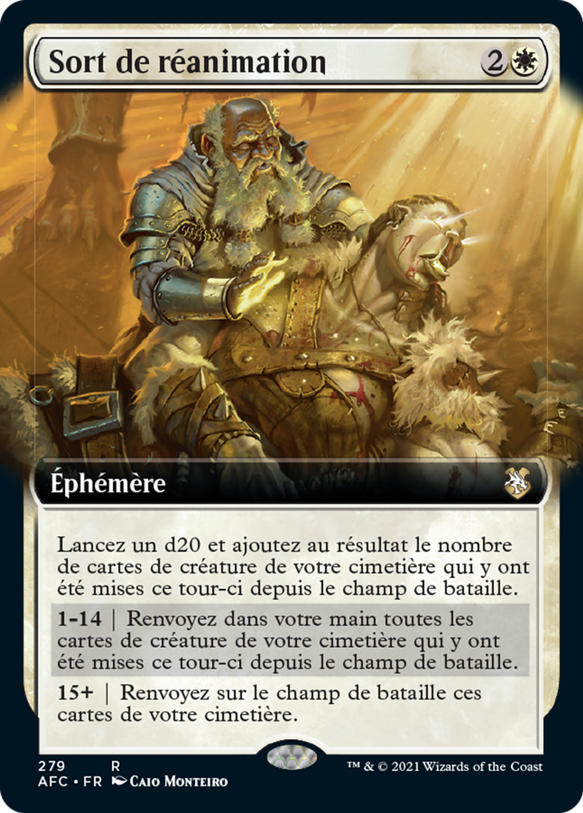 Sort de réanimation — Forgotten Realms Commander — Magic: The Gathering