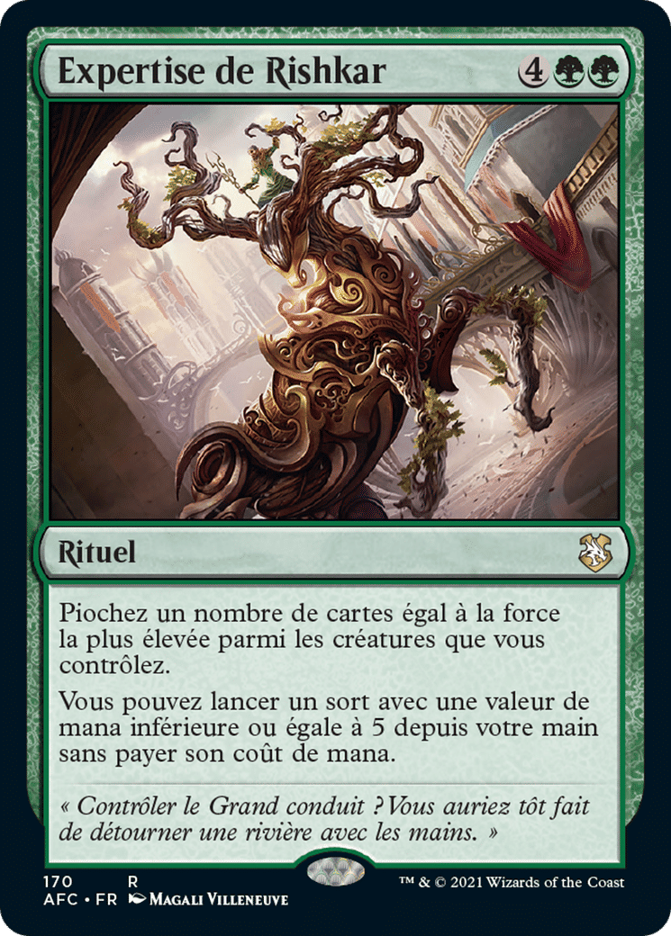 Expertise de Rishkar — Forgotten Realms Commander — Magic: The Gathering