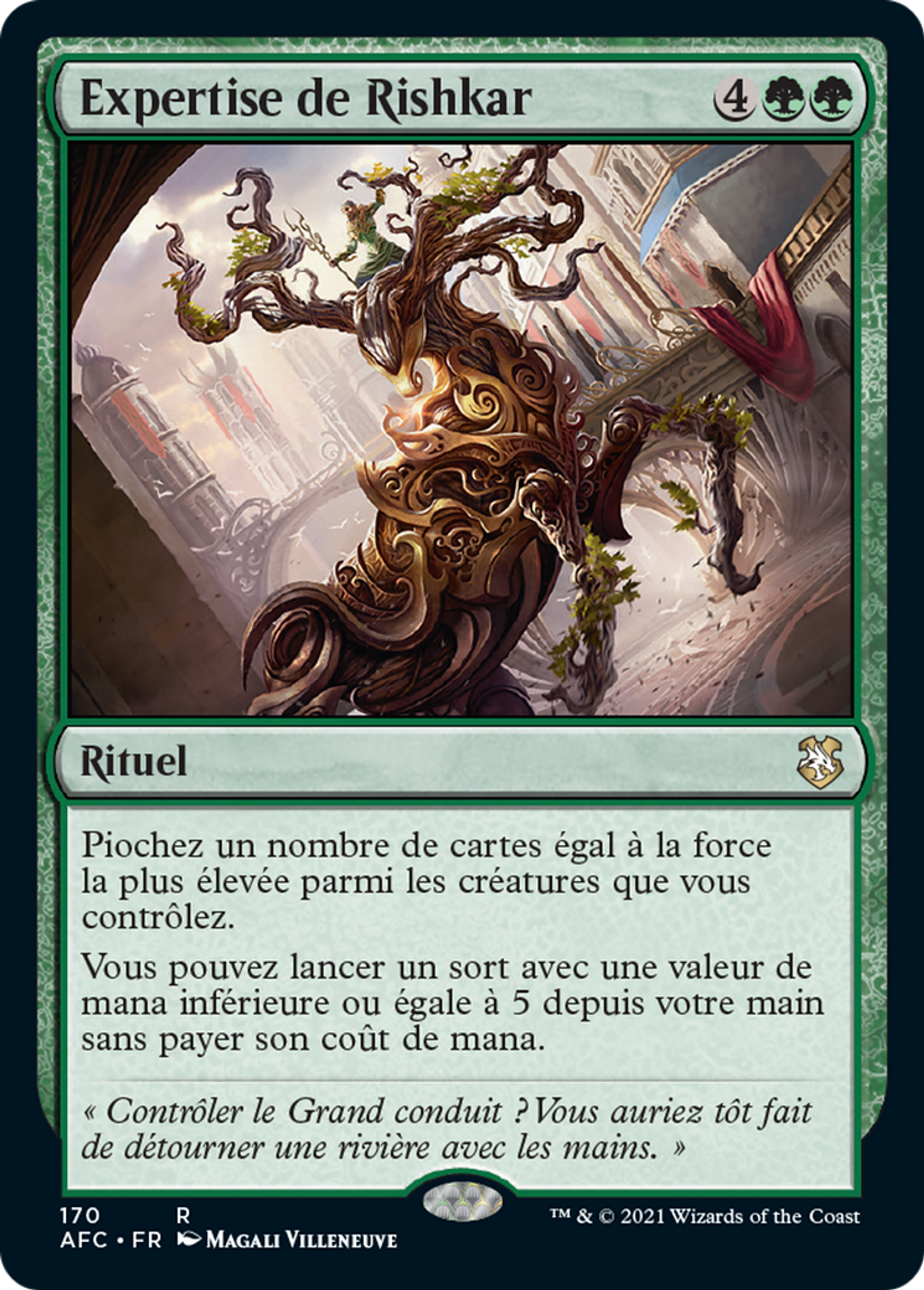 Expertise de Rishkar — Forgotten Realms Commander — Magic: The Gathering