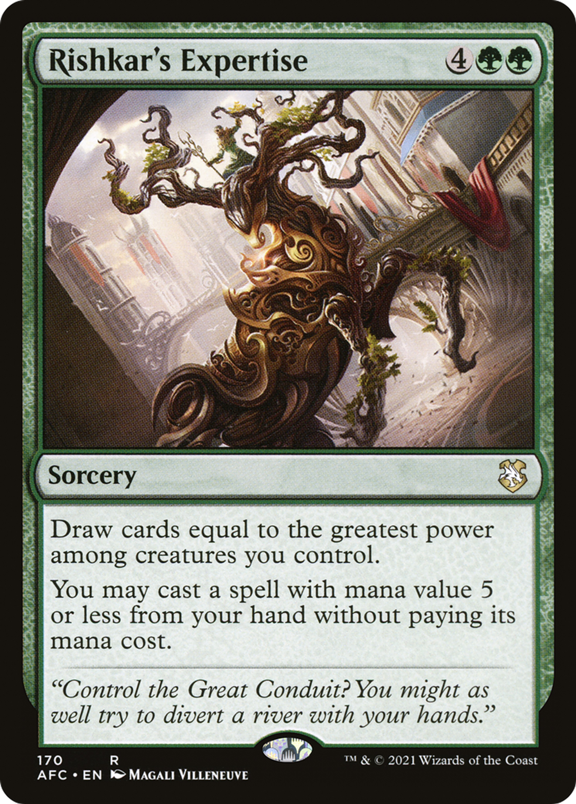 Rishkar's Expertise — Forgotten Realms Commander — Magic: The Gathering