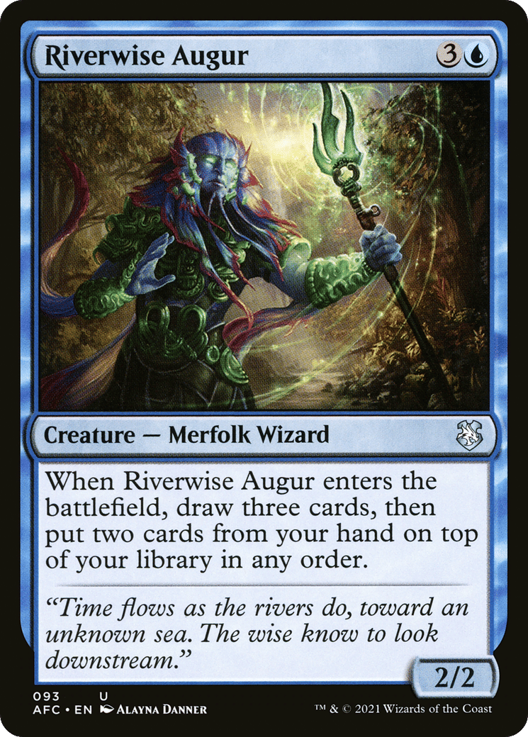 Riverwise Augur — Forgotten Realms Commander — Magic: The Gathering