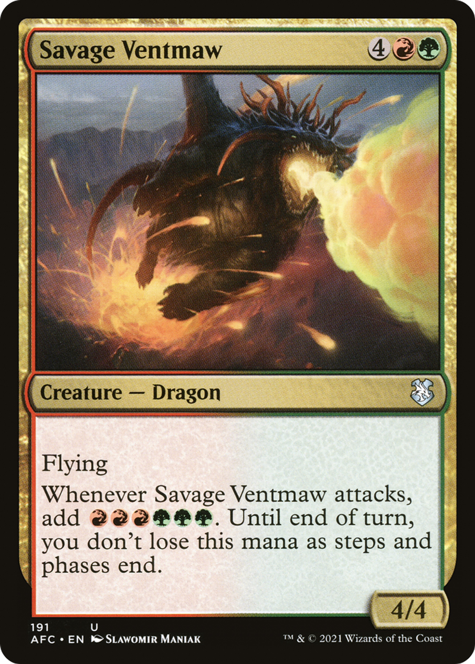Ventegueule sauvage — Forgotten Realms Commander — Magic: The Gathering