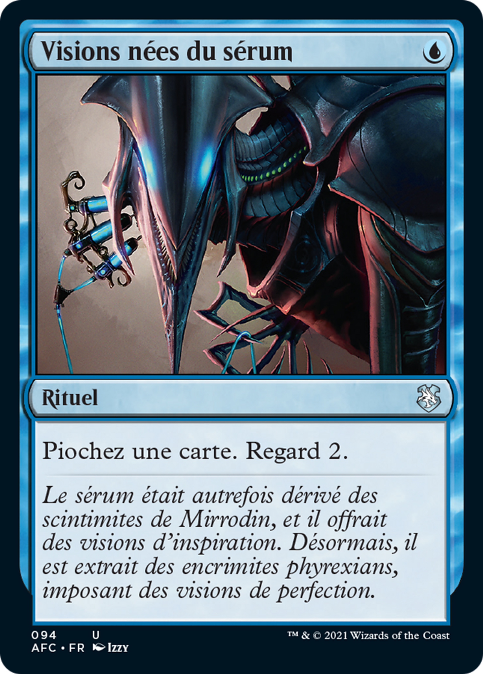 Visions nées du sérum — Forgotten Realms Commander — Magic: The Gathering