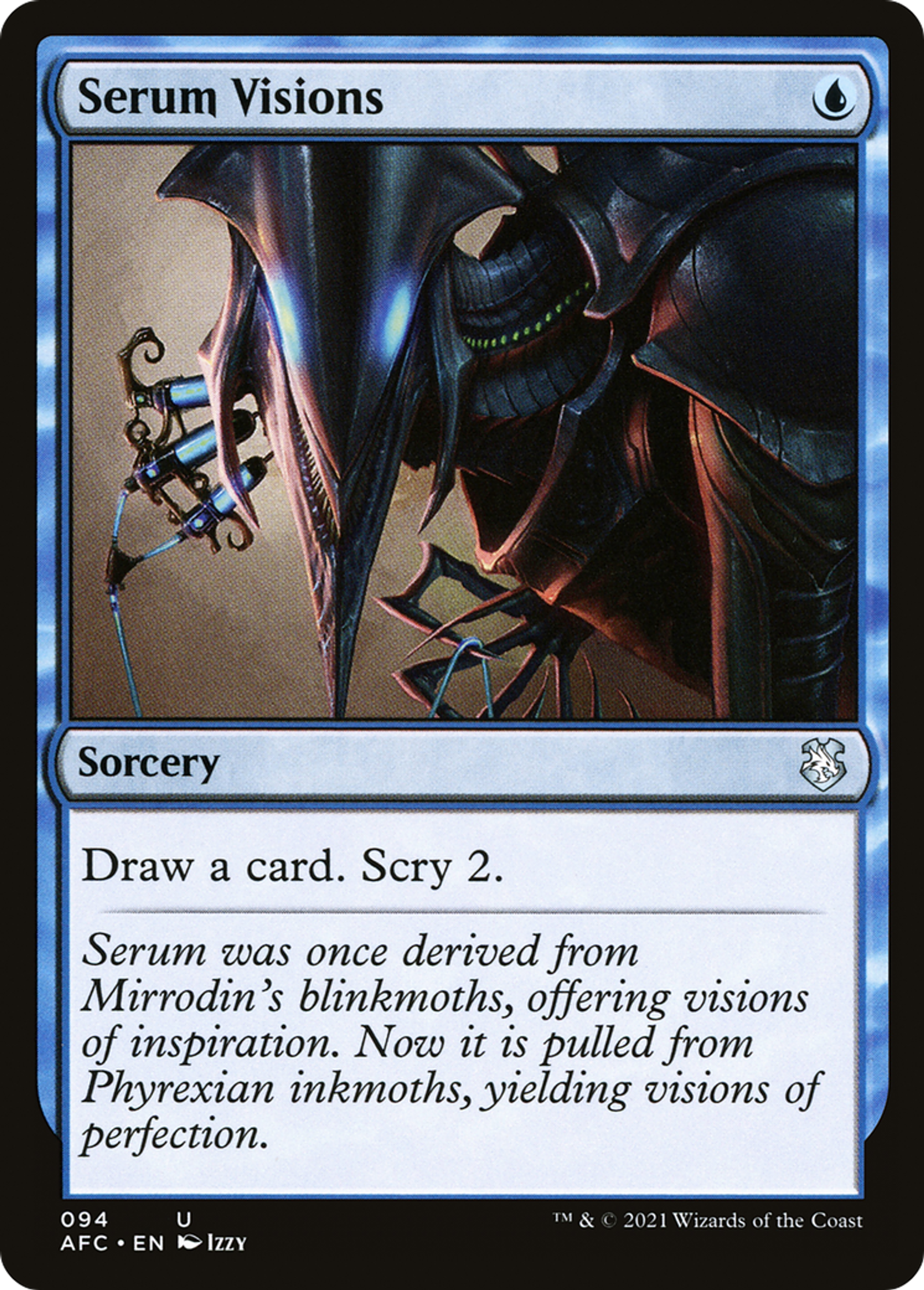Serum Visions — Forgotten Realms Commander — Magic: The Gathering