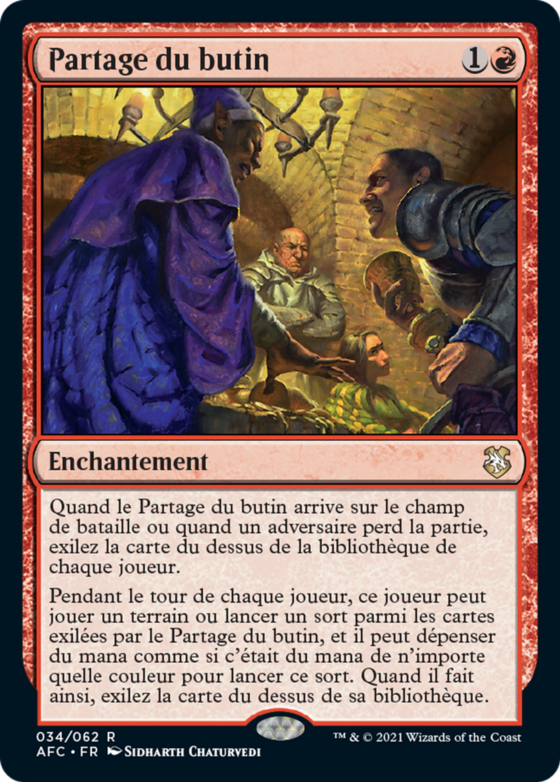 Partage du butin — Forgotten Realms Commander — Magic: The Gathering