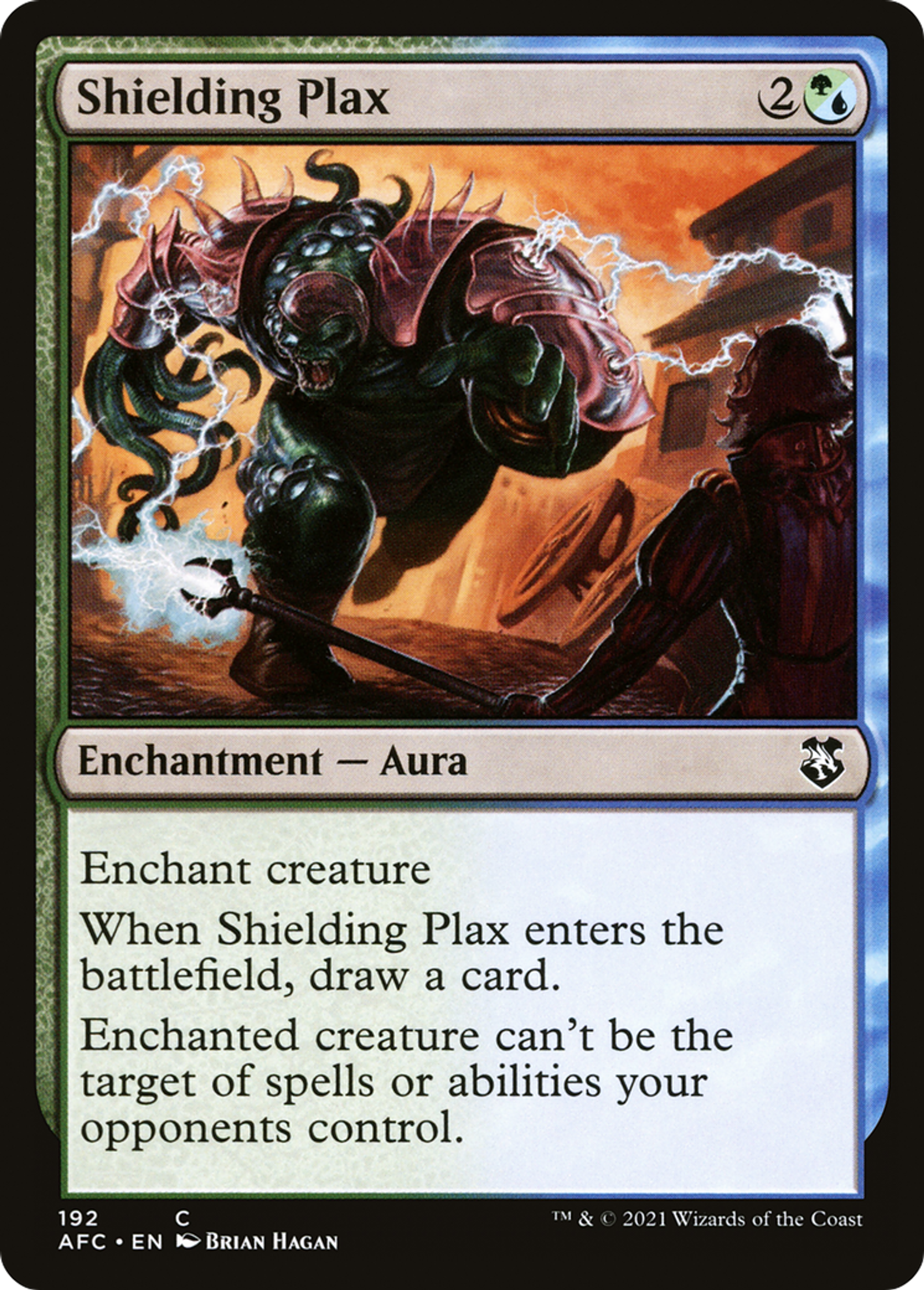 Plax de blindage — Forgotten Realms Commander — Magic: The Gathering