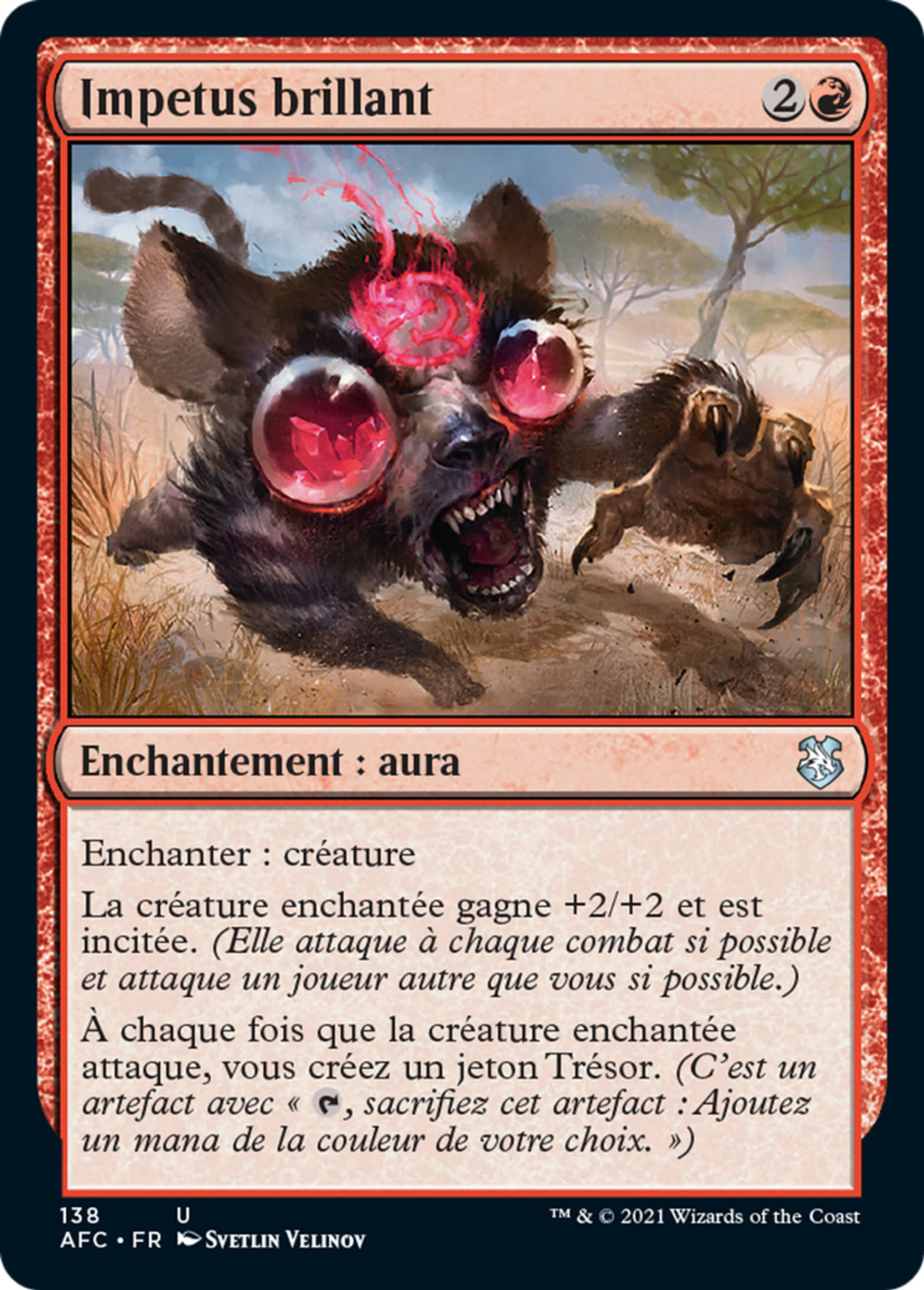 Impetus brillant — Forgotten Realms Commander — Magic: The Gathering
