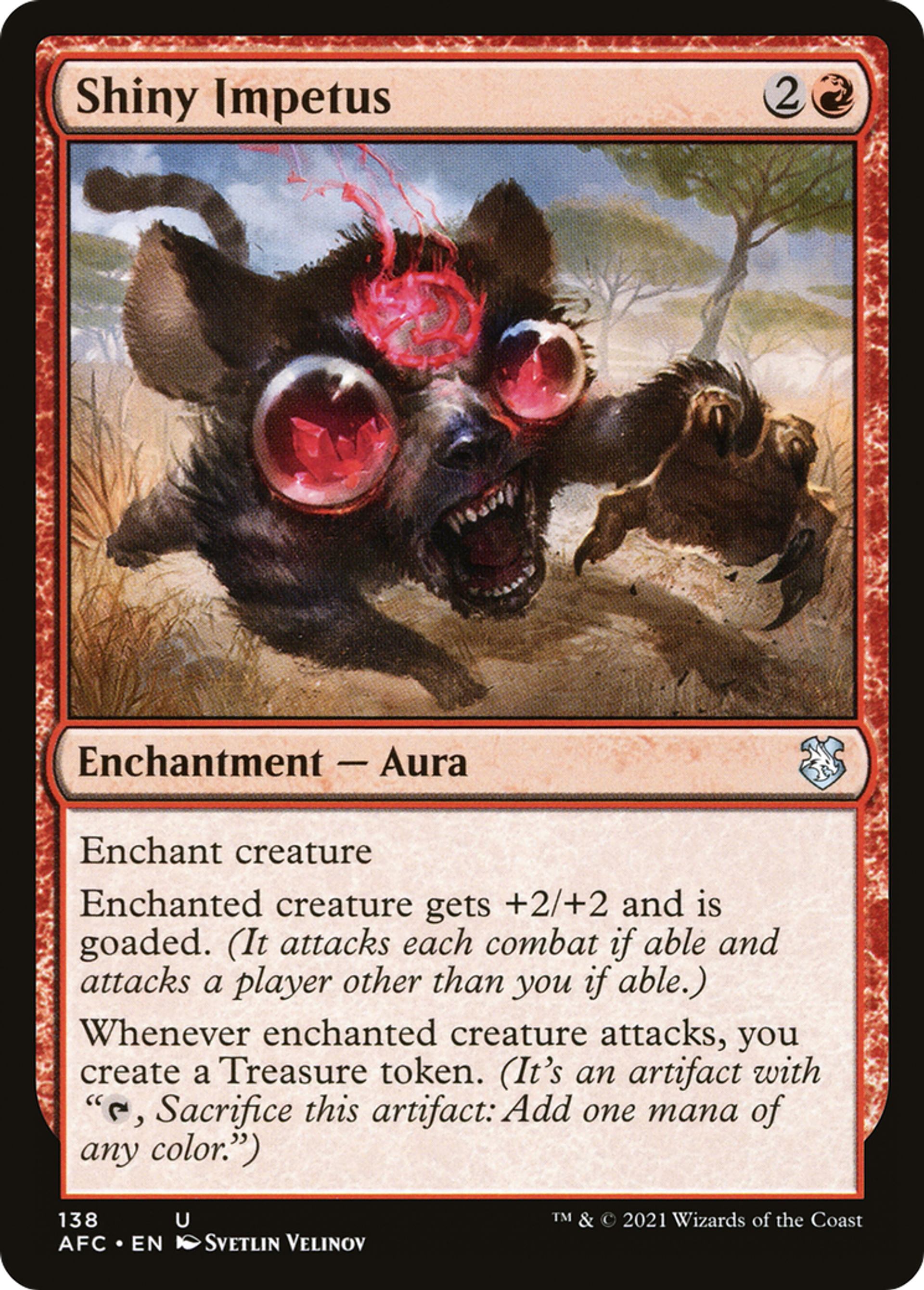 Shiny Impetus — Forgotten Realms Commander — Magic: The Gathering