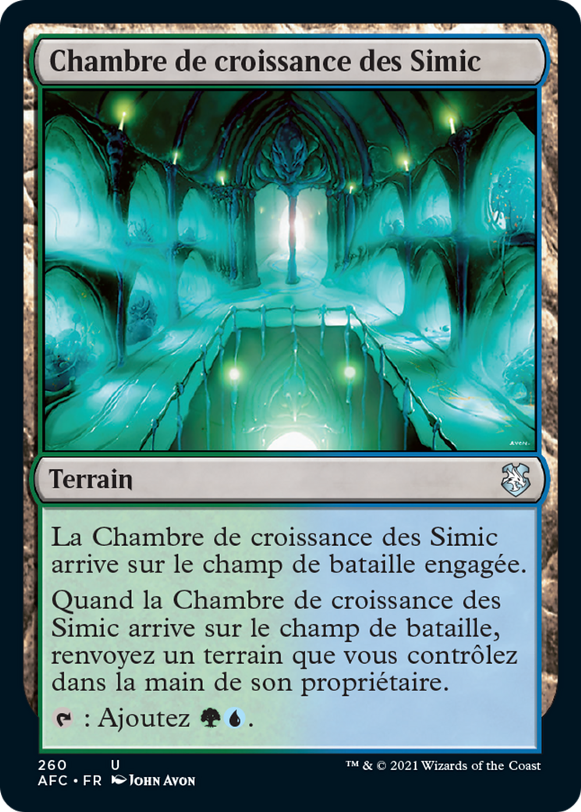 Chambre de croissance des Simic — Forgotten Realms Commander — Magic: The Gathering