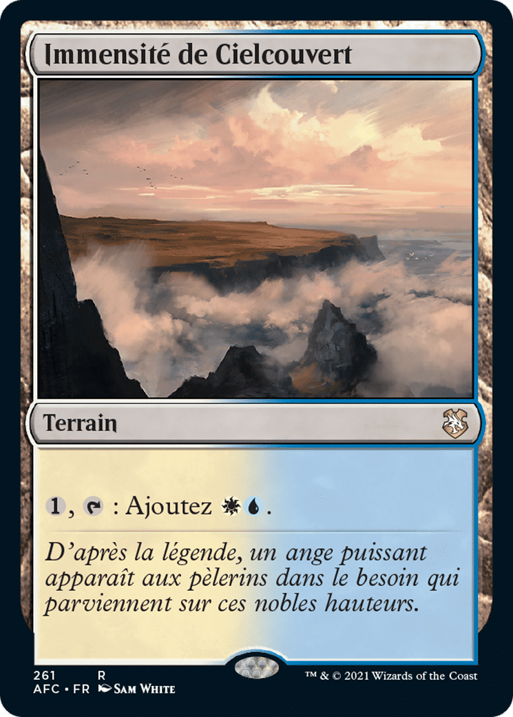 Immensité de Cielcouvert — Forgotten Realms Commander — Magic: The Gathering