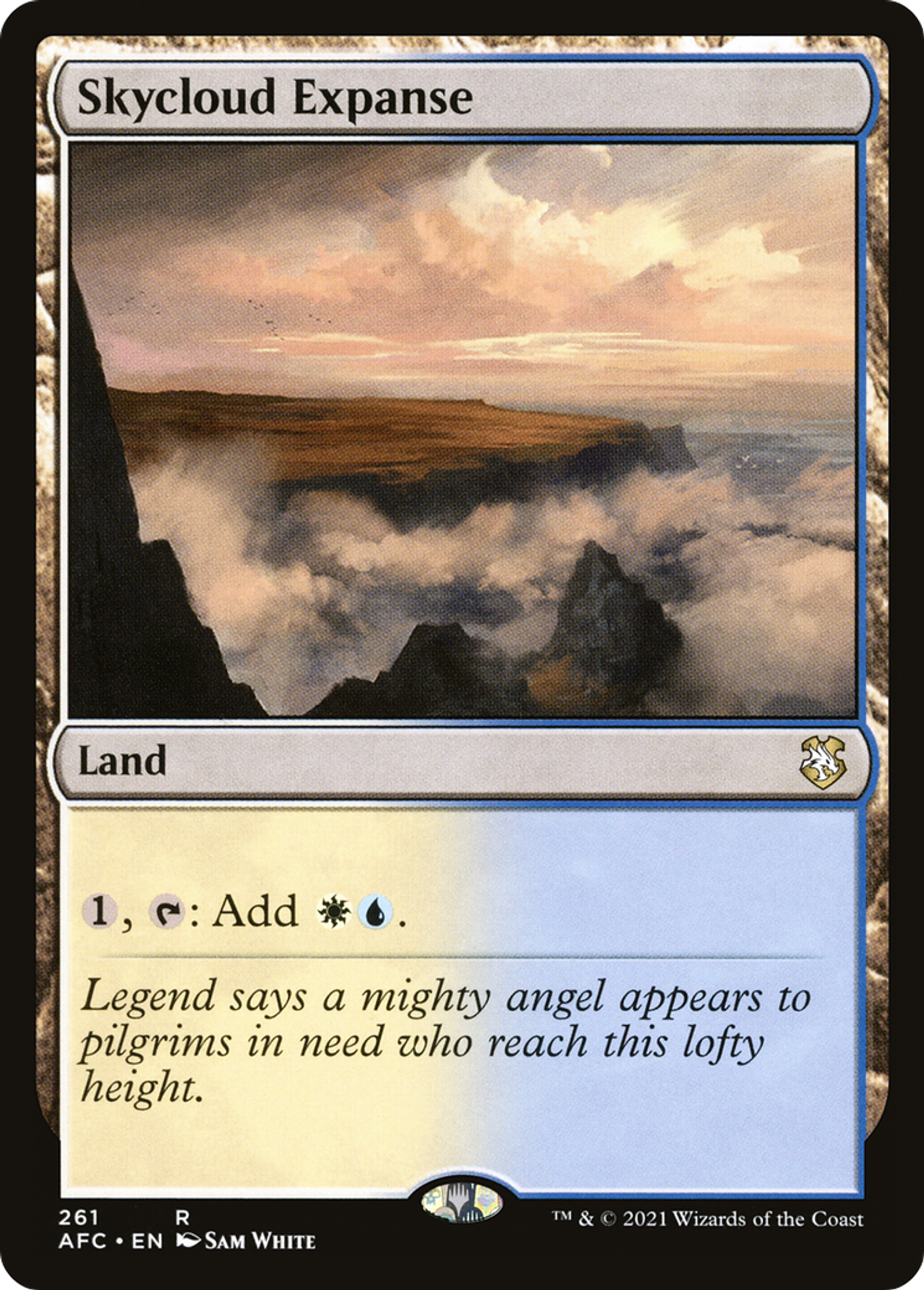 Skycloud Expanse — Forgotten Realms Commander — Magic: The Gathering