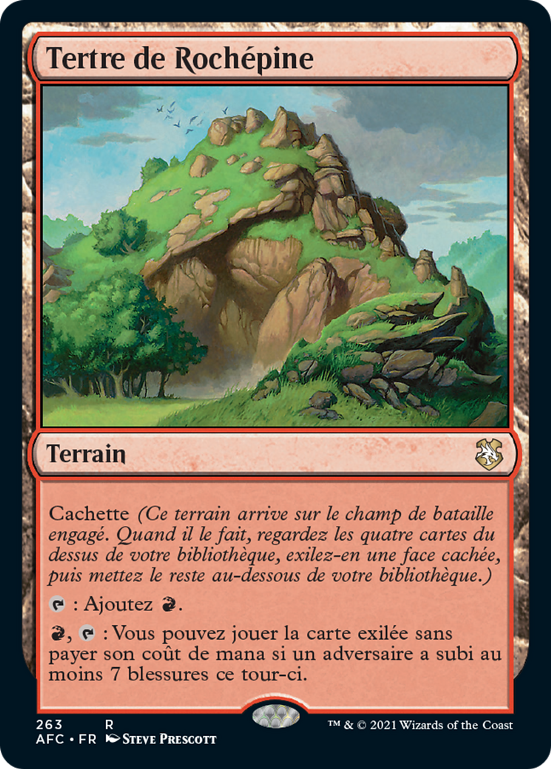 Tertre de Rochépine — Forgotten Realms Commander — Magic: The Gathering