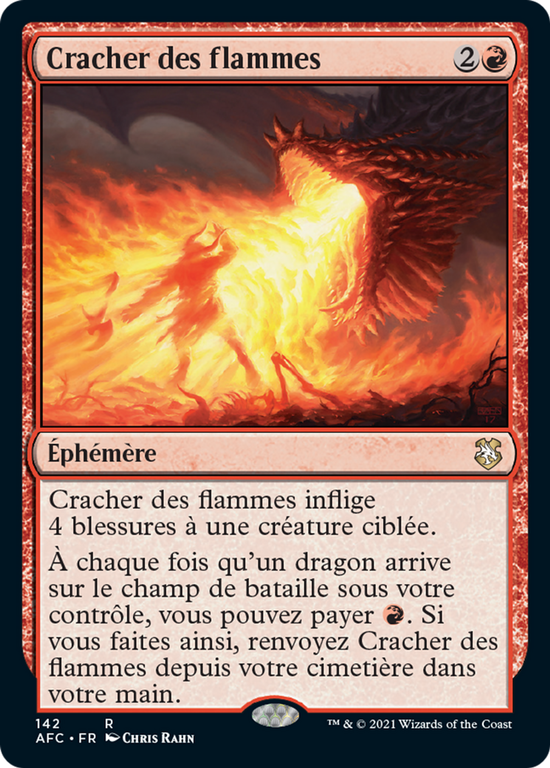 Cracher des flammes — Forgotten Realms Commander — Magic: The Gathering