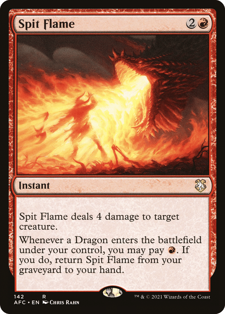 Spit Flame — Forgotten Realms Commander — Magic: The Gathering
