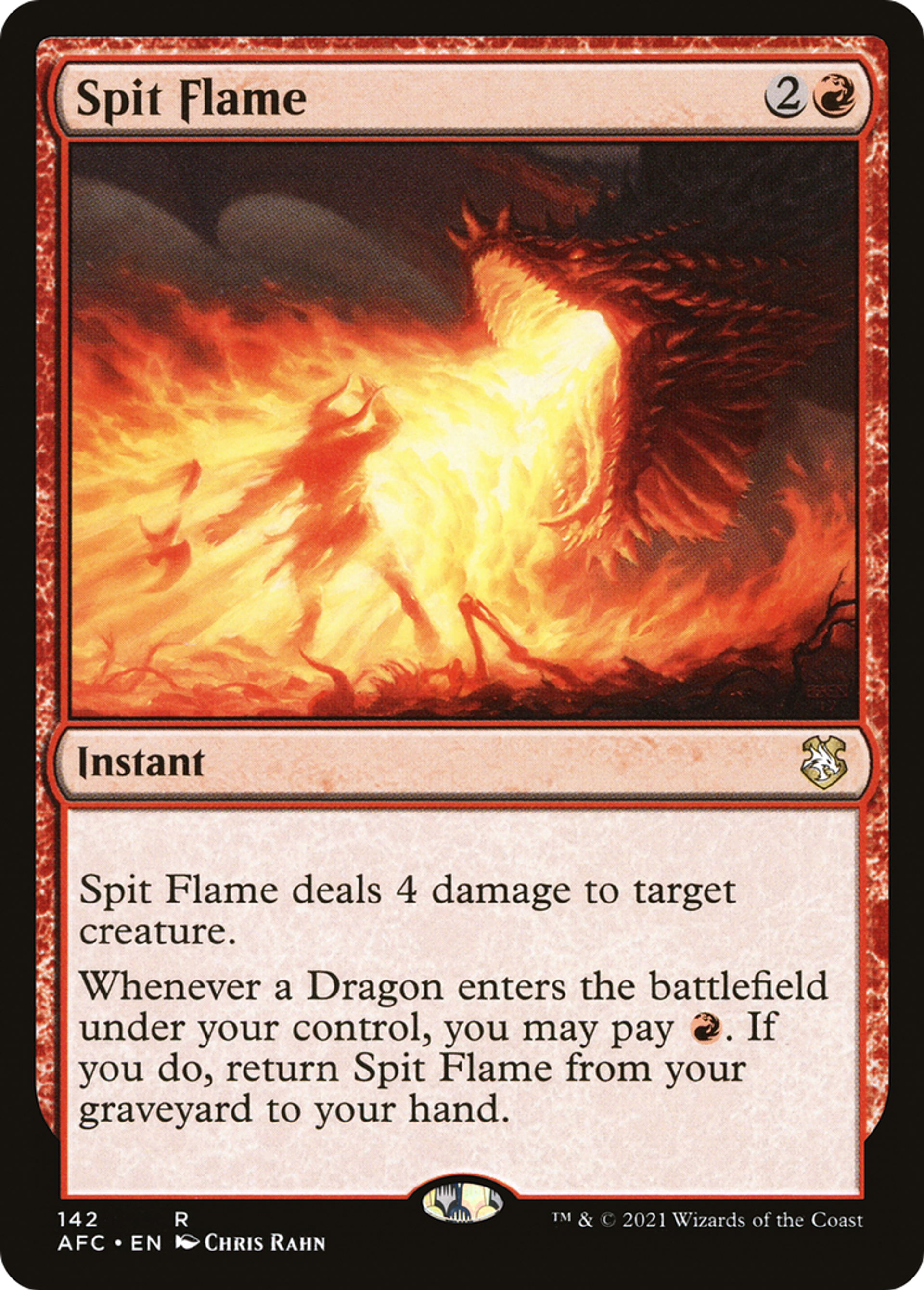 Spit Flame — Forgotten Realms Commander — Magic: The Gathering