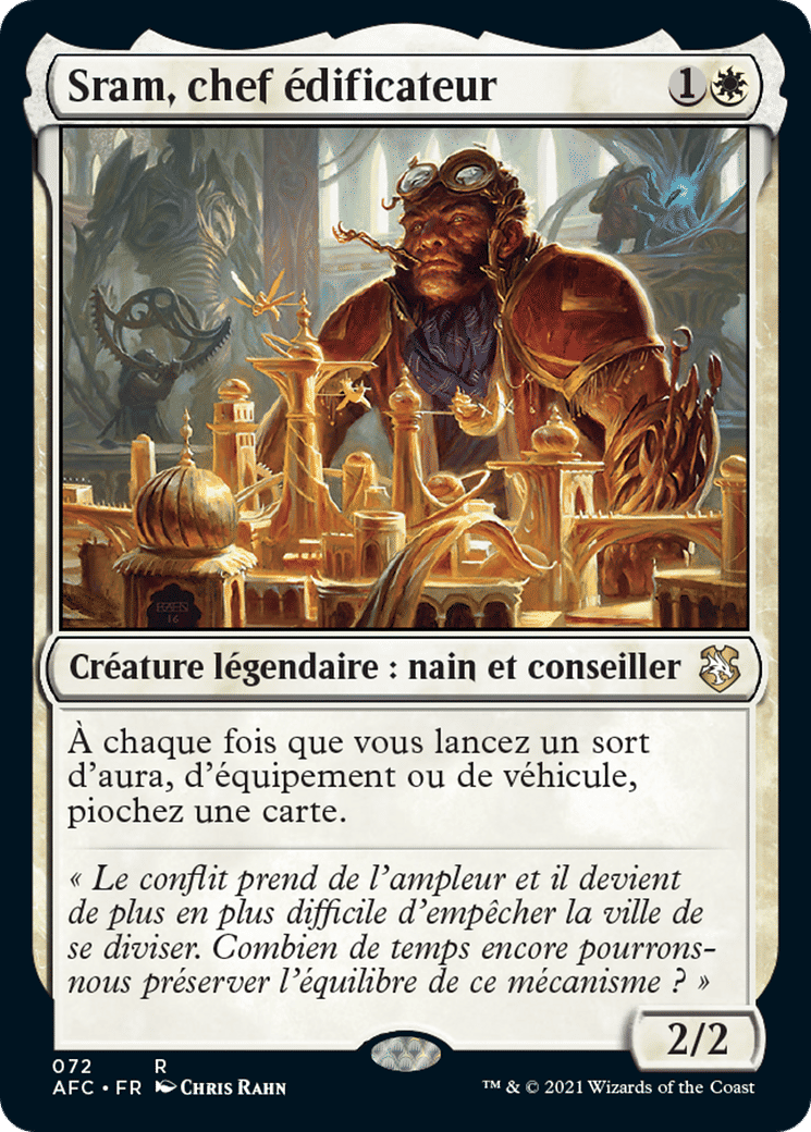 Sram, chef édificateur — Forgotten Realms Commander — Magic: The Gathering