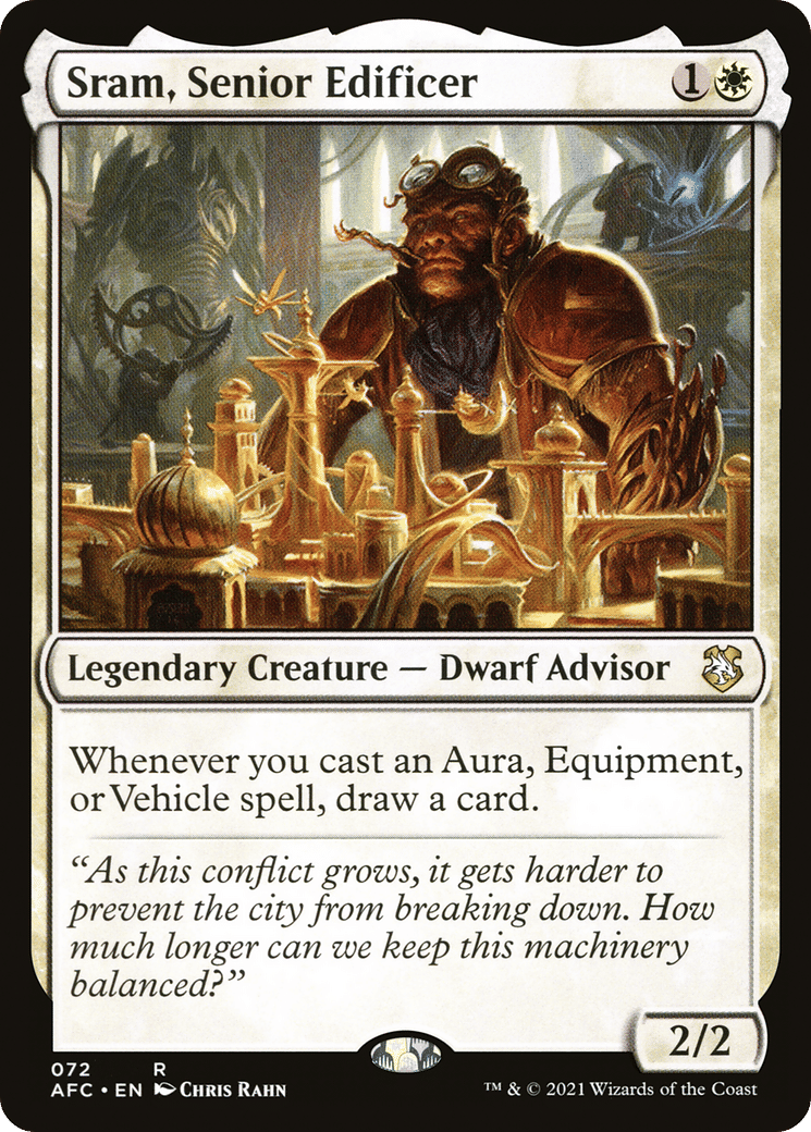 Sram, Senior Edificer — Forgotten Realms Commander — Magic: The Gathering