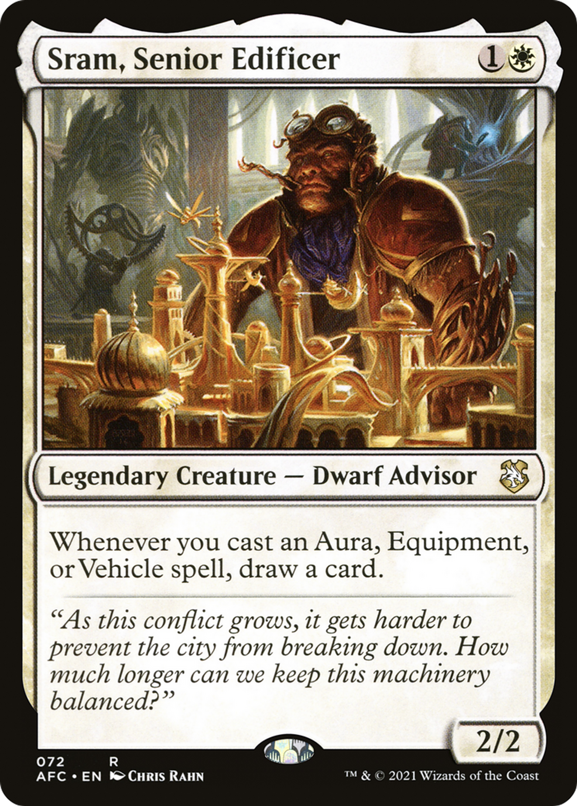 Sram, Senior Edificer — Forgotten Realms Commander — Magic: The Gathering