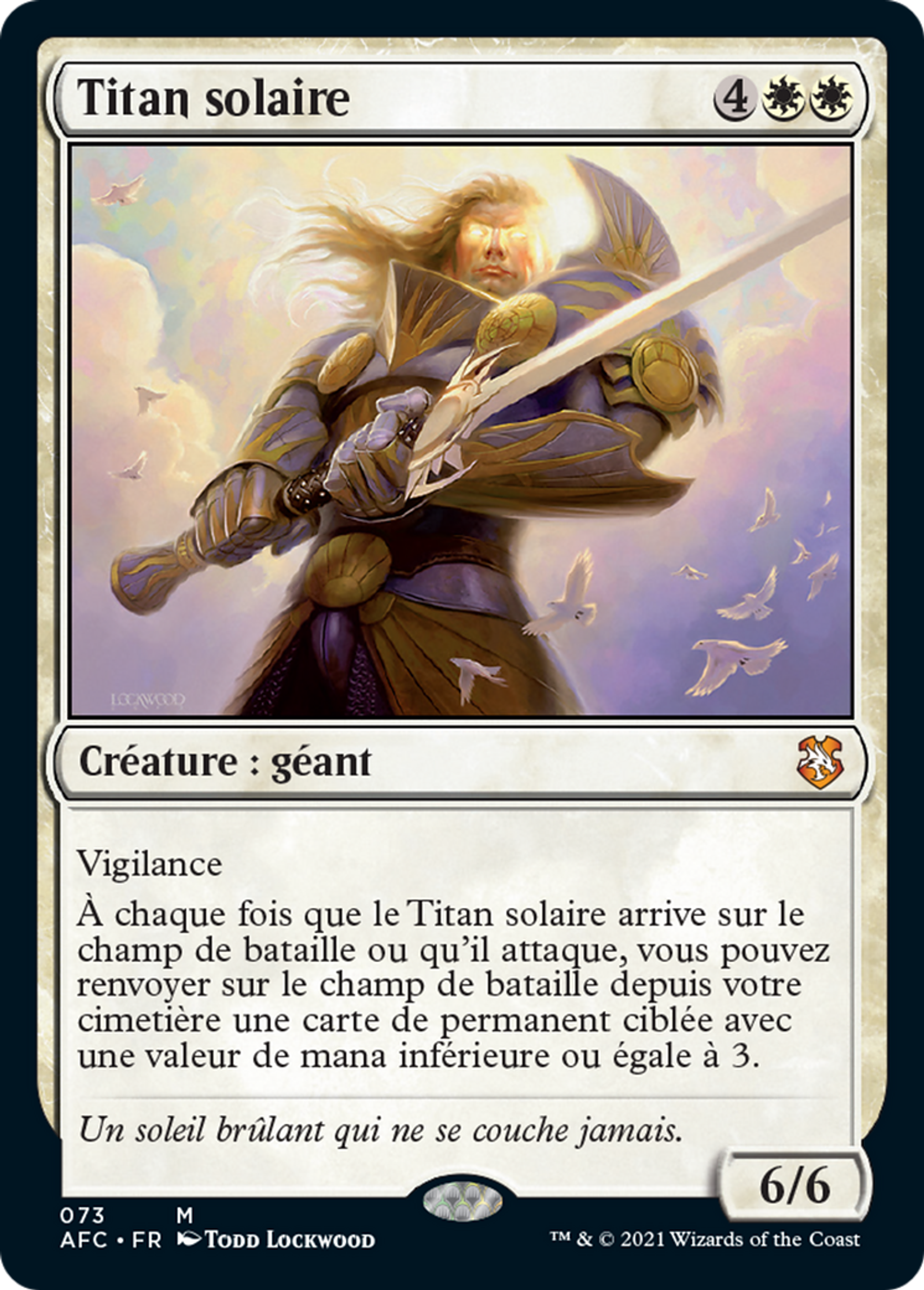 Titan solaire — Forgotten Realms Commander — Magic: The Gathering