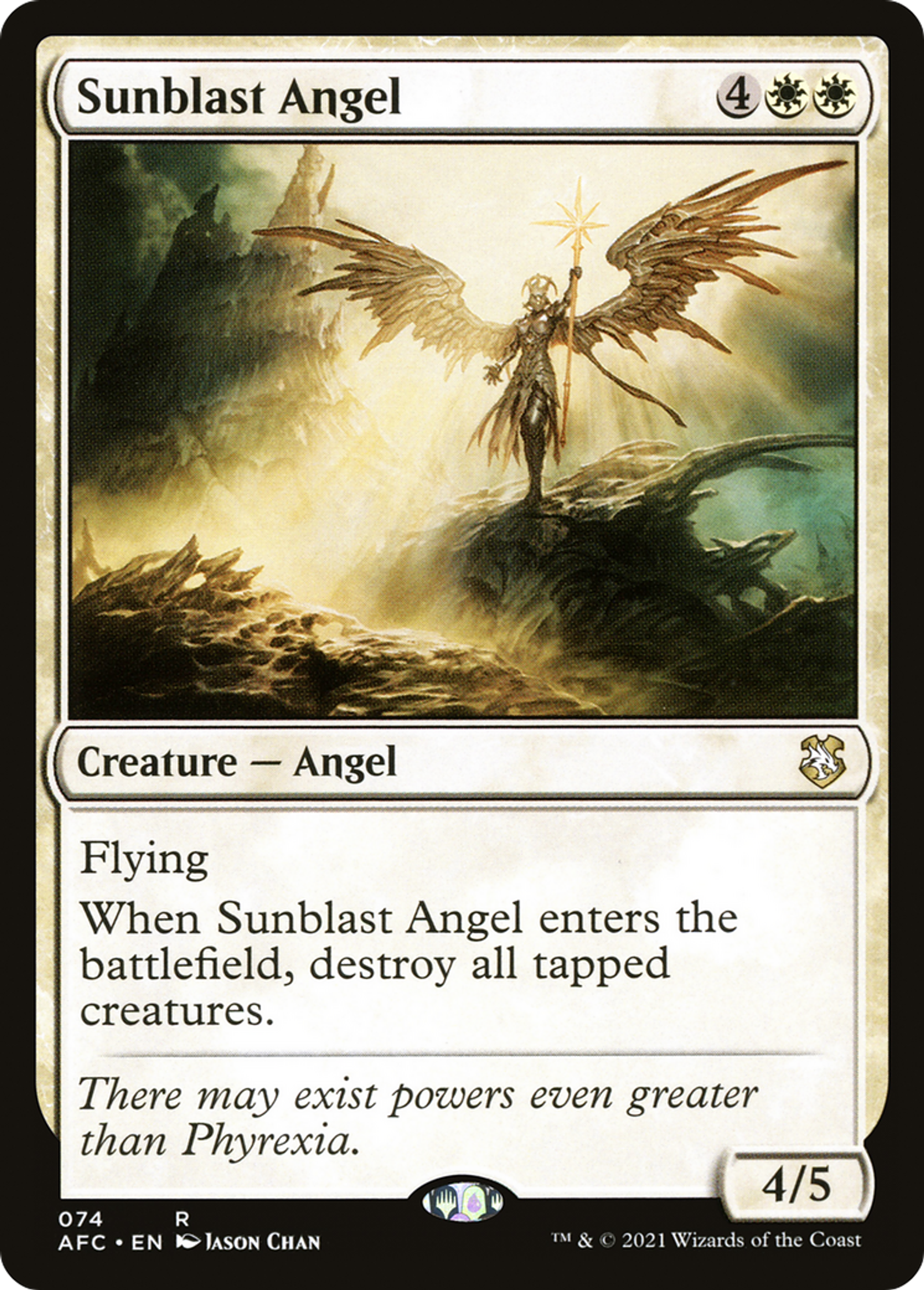 Sunblast Angel — Forgotten Realms Commander — Magic: The Gathering