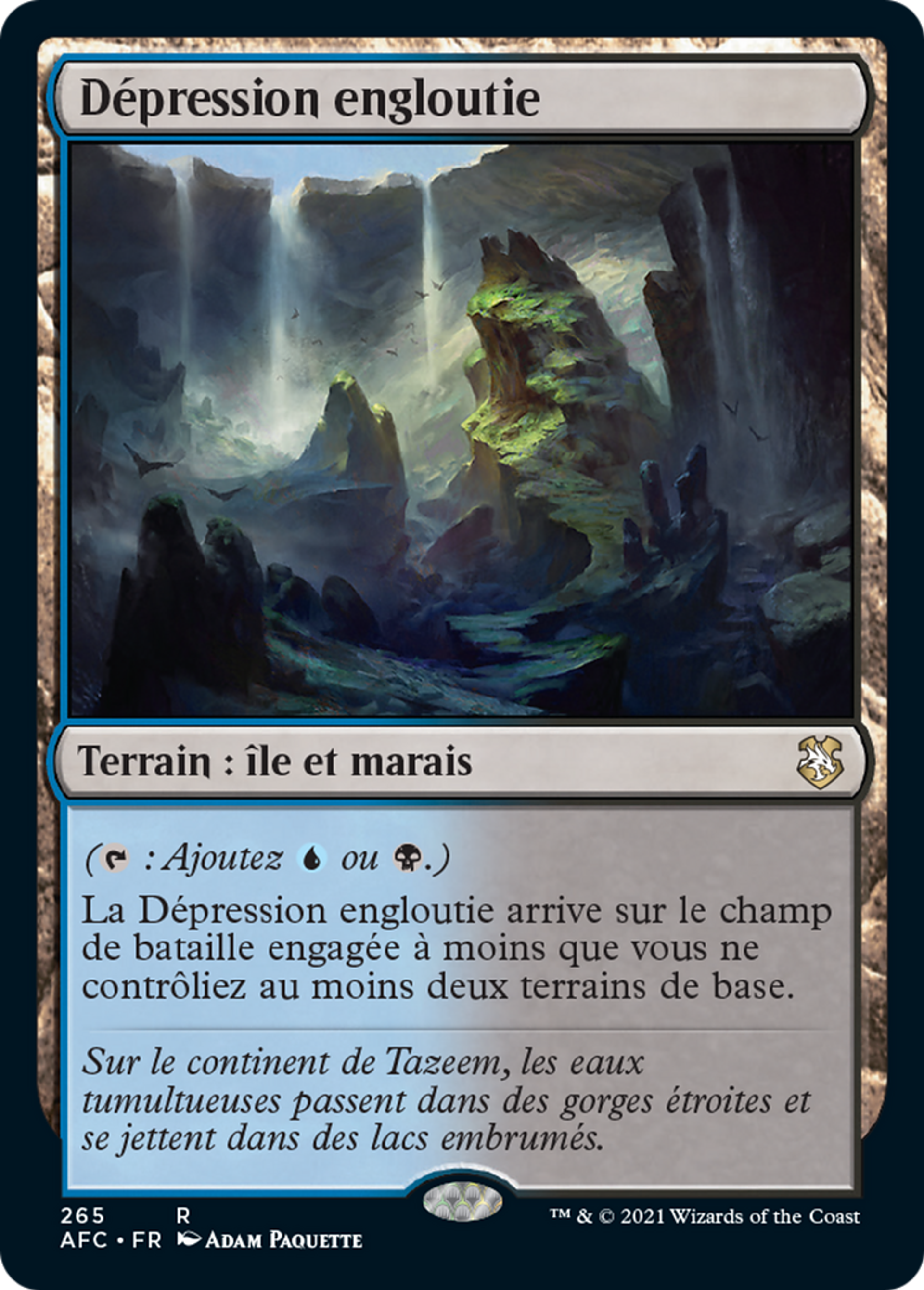 Dépression engloutie — Forgotten Realms Commander — Magic: The Gathering