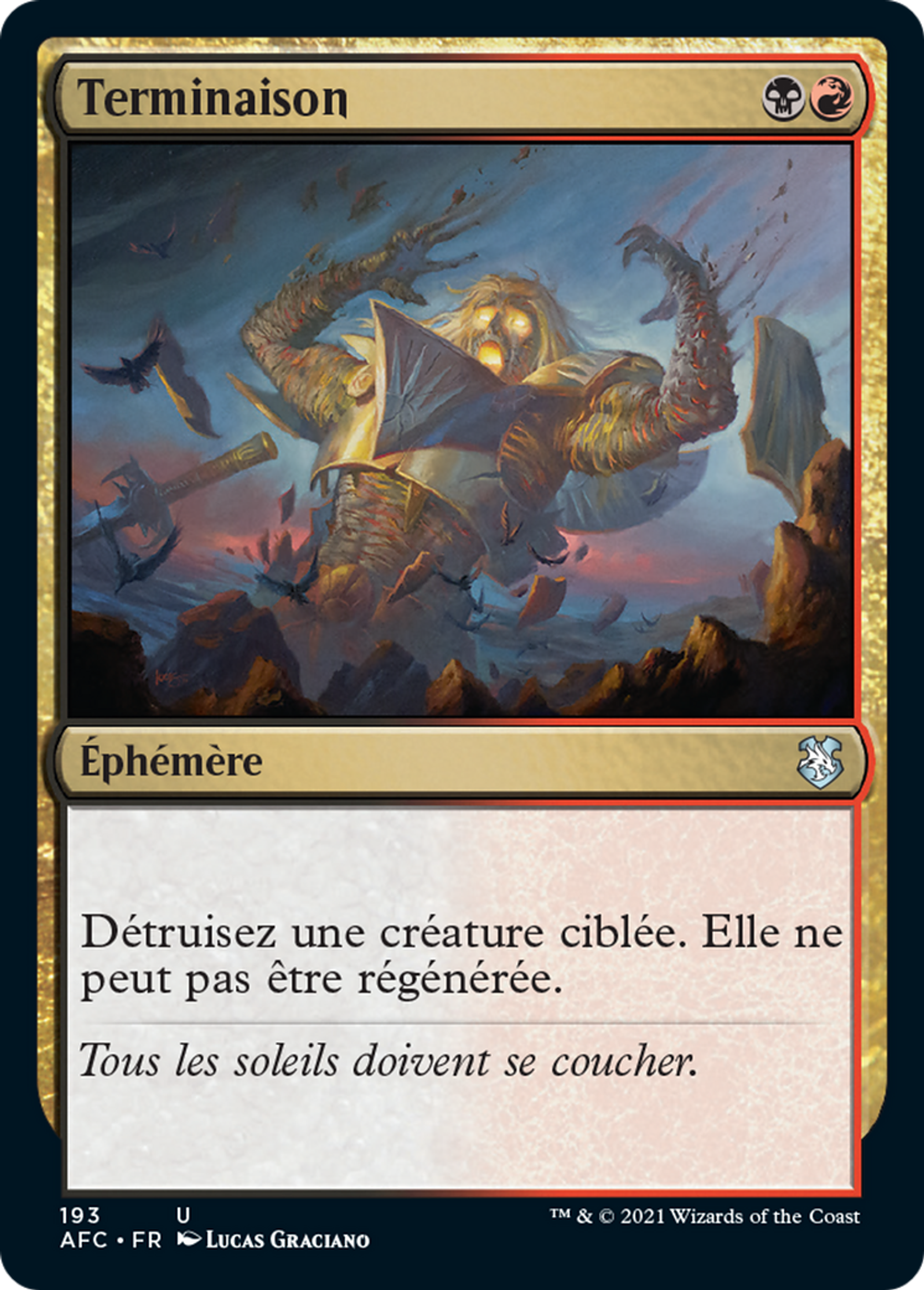 Terminaison — Forgotten Realms Commander — Magic: The Gathering