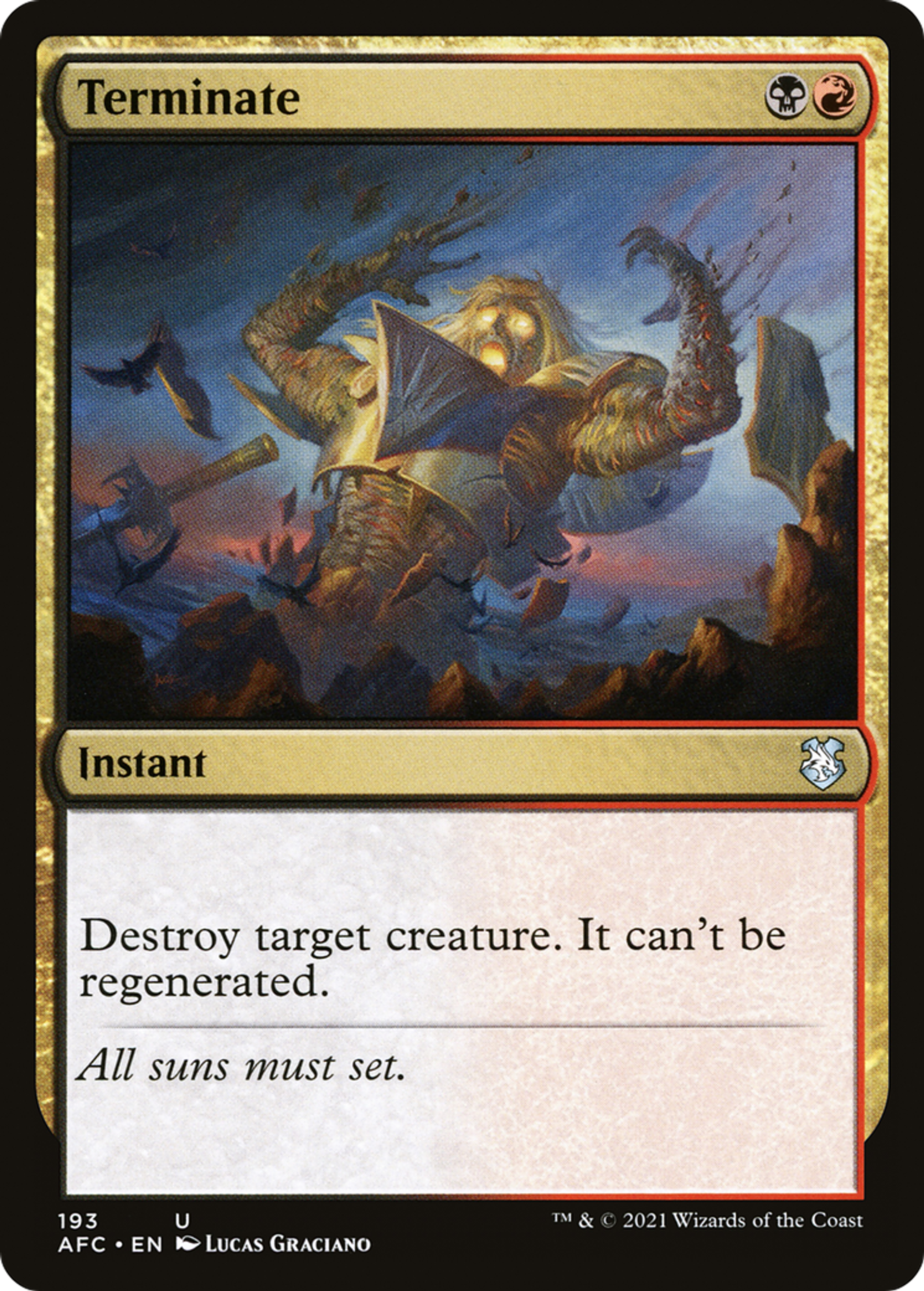 Terminaison — Forgotten Realms Commander — Magic: The Gathering