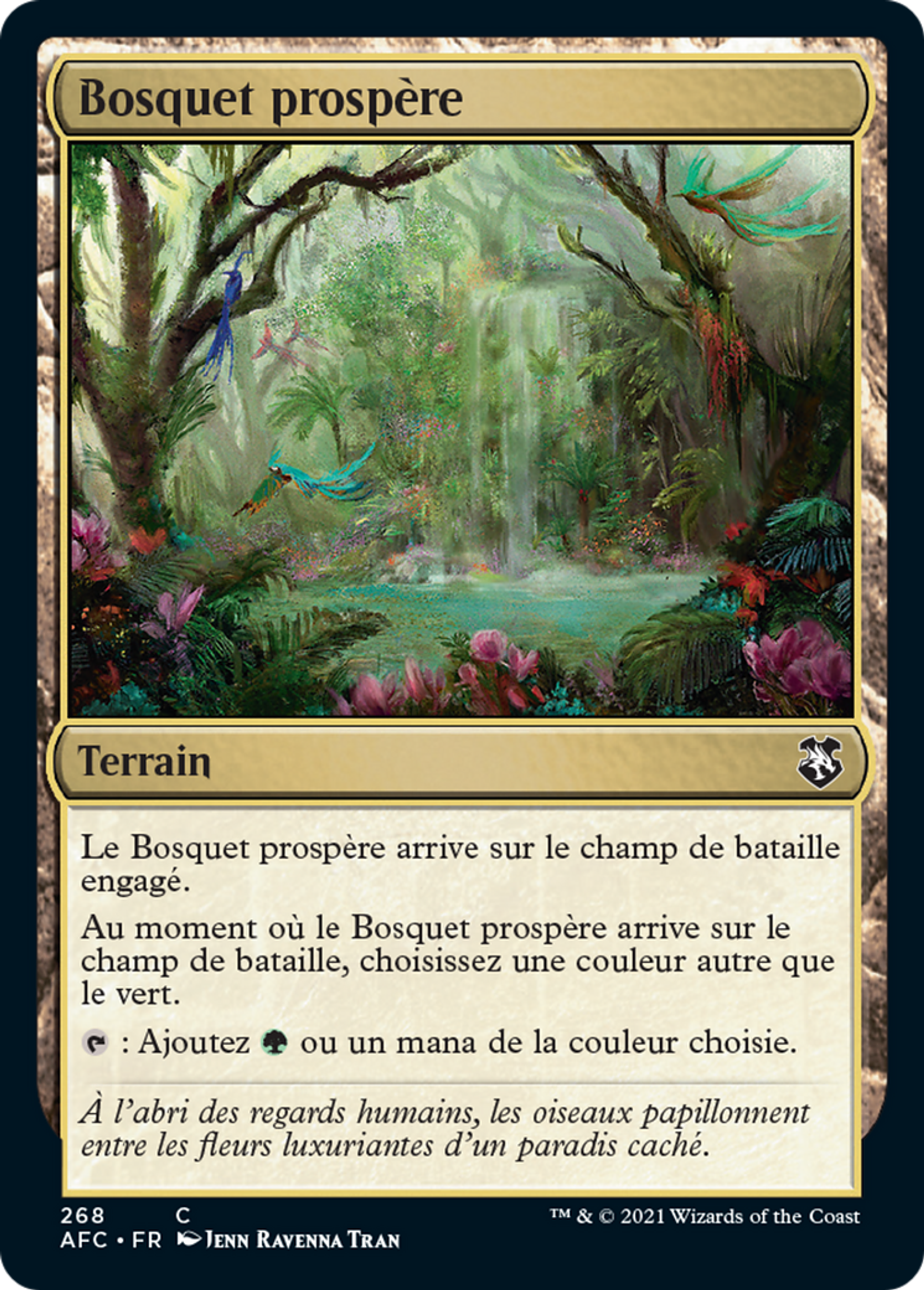 Bosquet prospère — Forgotten Realms Commander — Magic: The Gathering