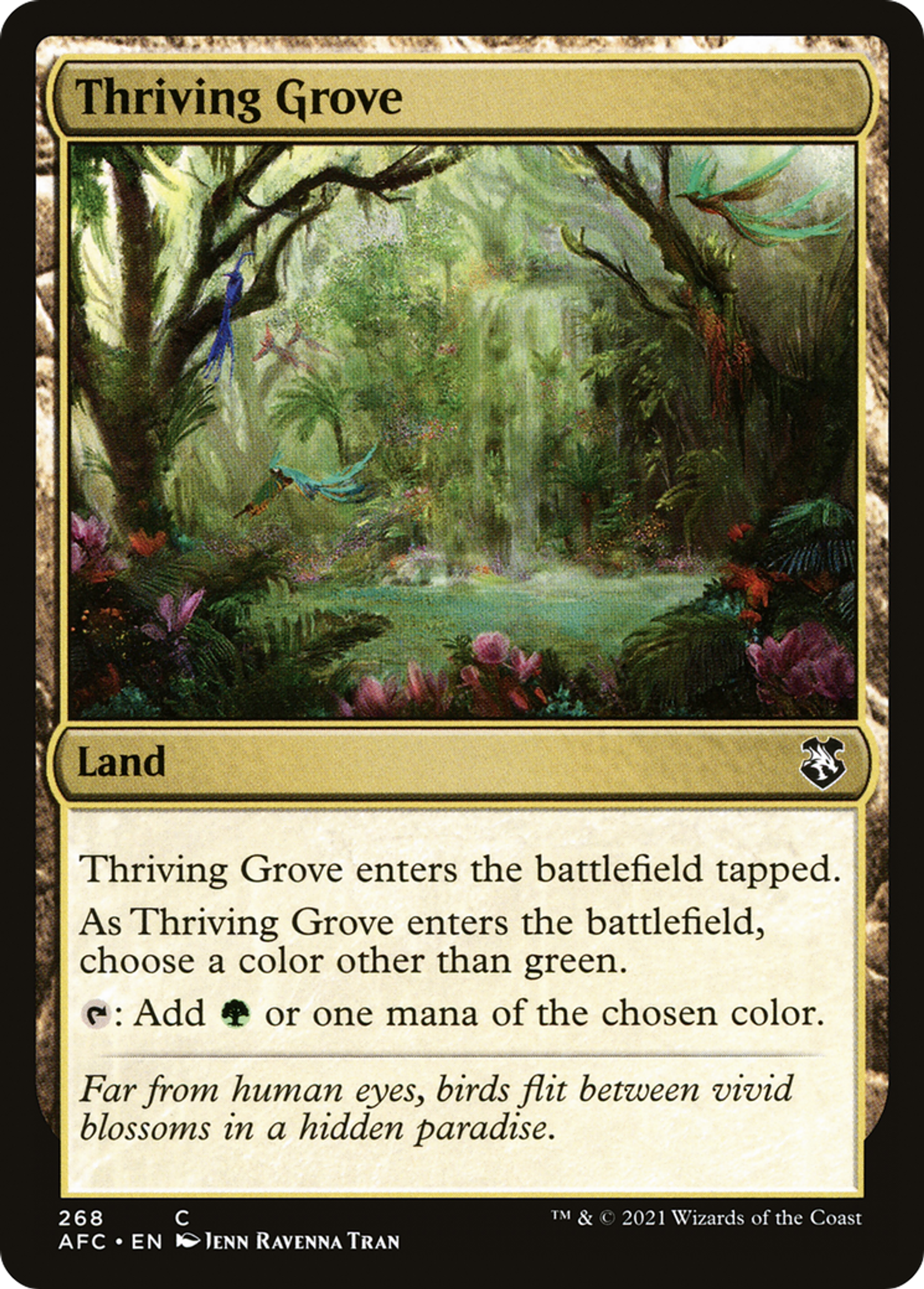Thriving Grove — Forgotten Realms Commander — Magic: The Gathering