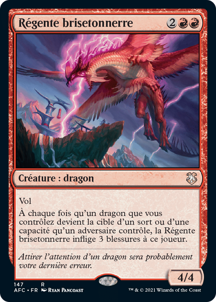 Régente brisetonnerre — Forgotten Realms Commander — Magic: The Gathering