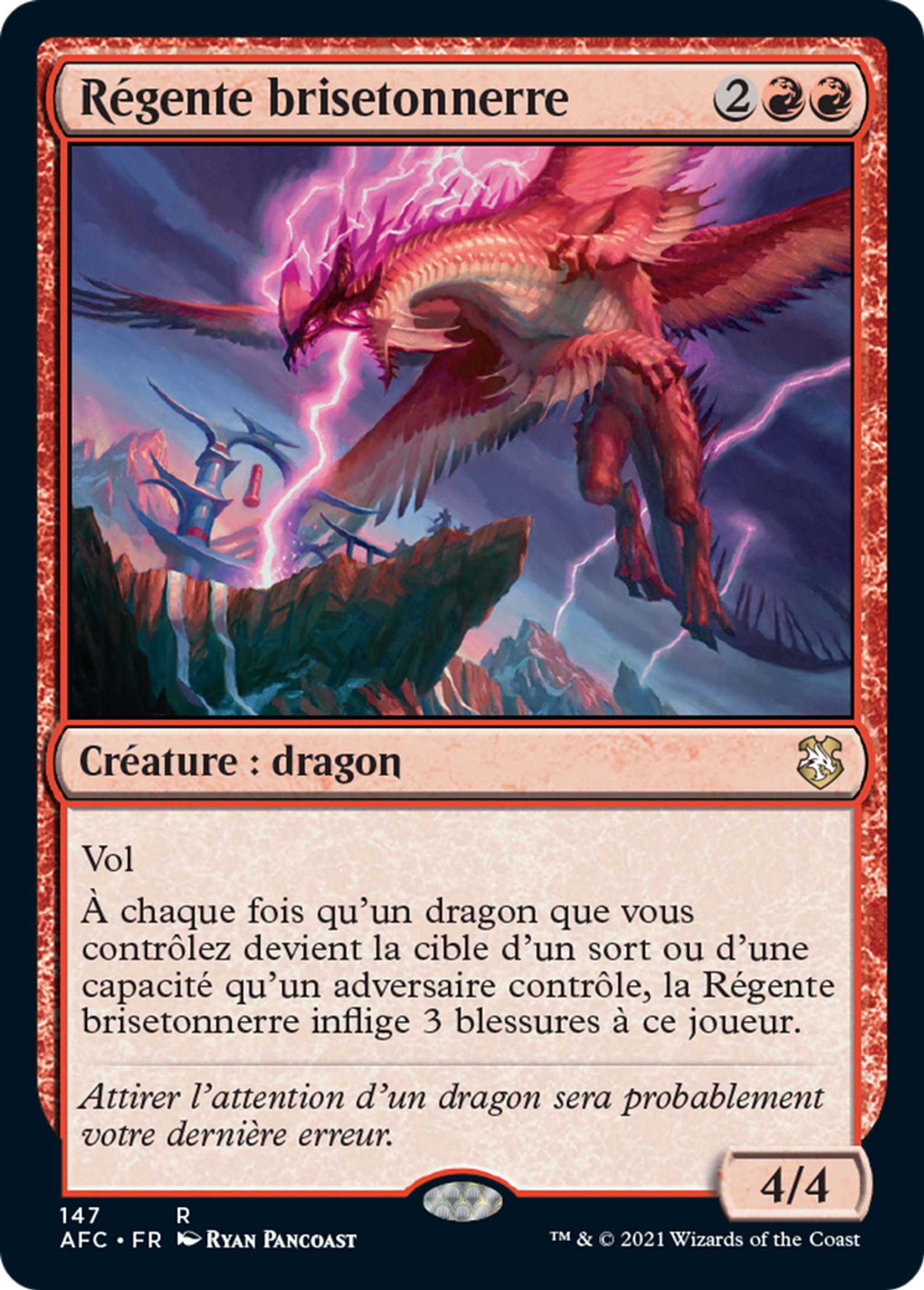 Régente brisetonnerre — Forgotten Realms Commander — Magic: The Gathering