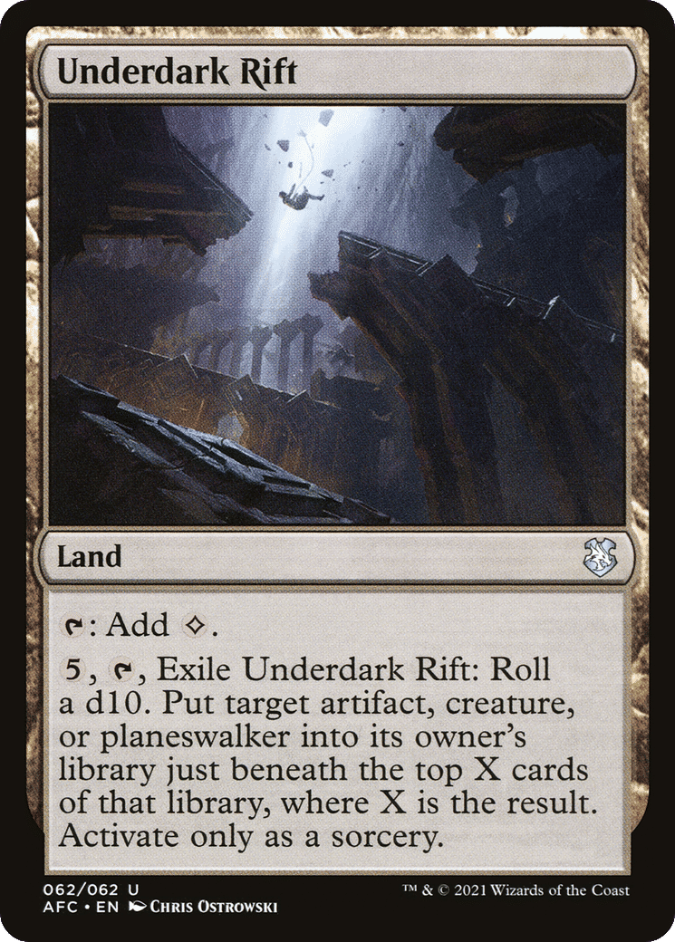 Underdark Rift — Forgotten Realms Commander — Magic: The Gathering