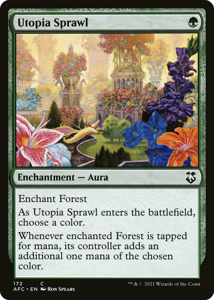 Utopia Sprawl — Forgotten Realms Commander — Magic: The Gathering