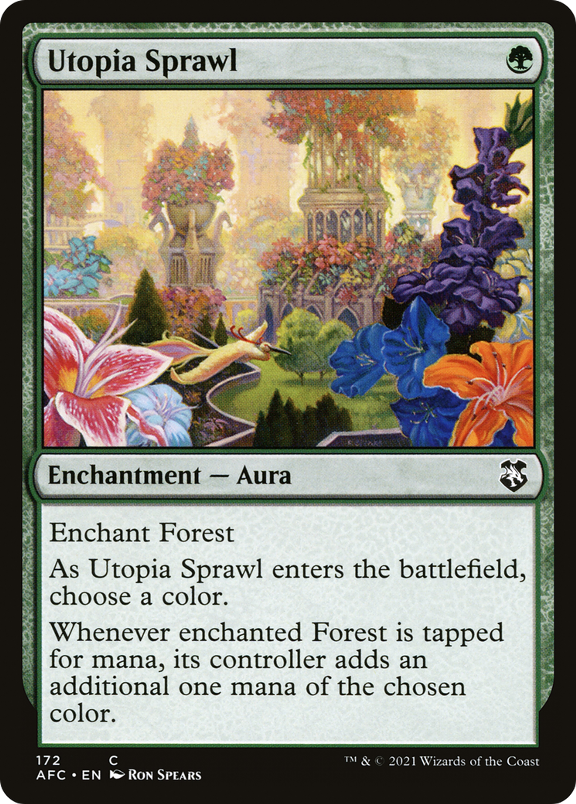 Utopia Sprawl — Forgotten Realms Commander — Magic: The Gathering